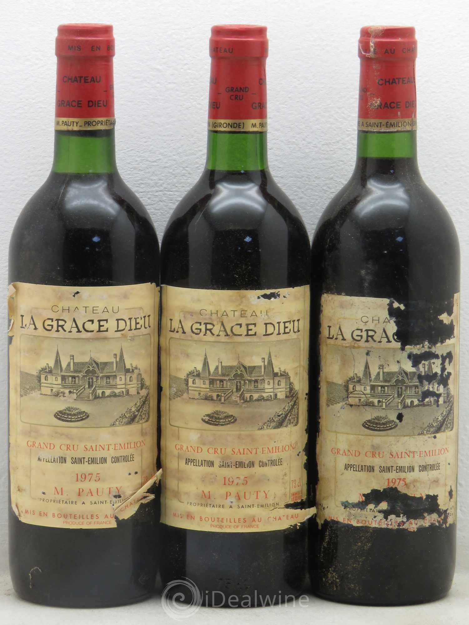 Château la Grâce Dieu 1975 - Lot de 12 bouteilles - 4