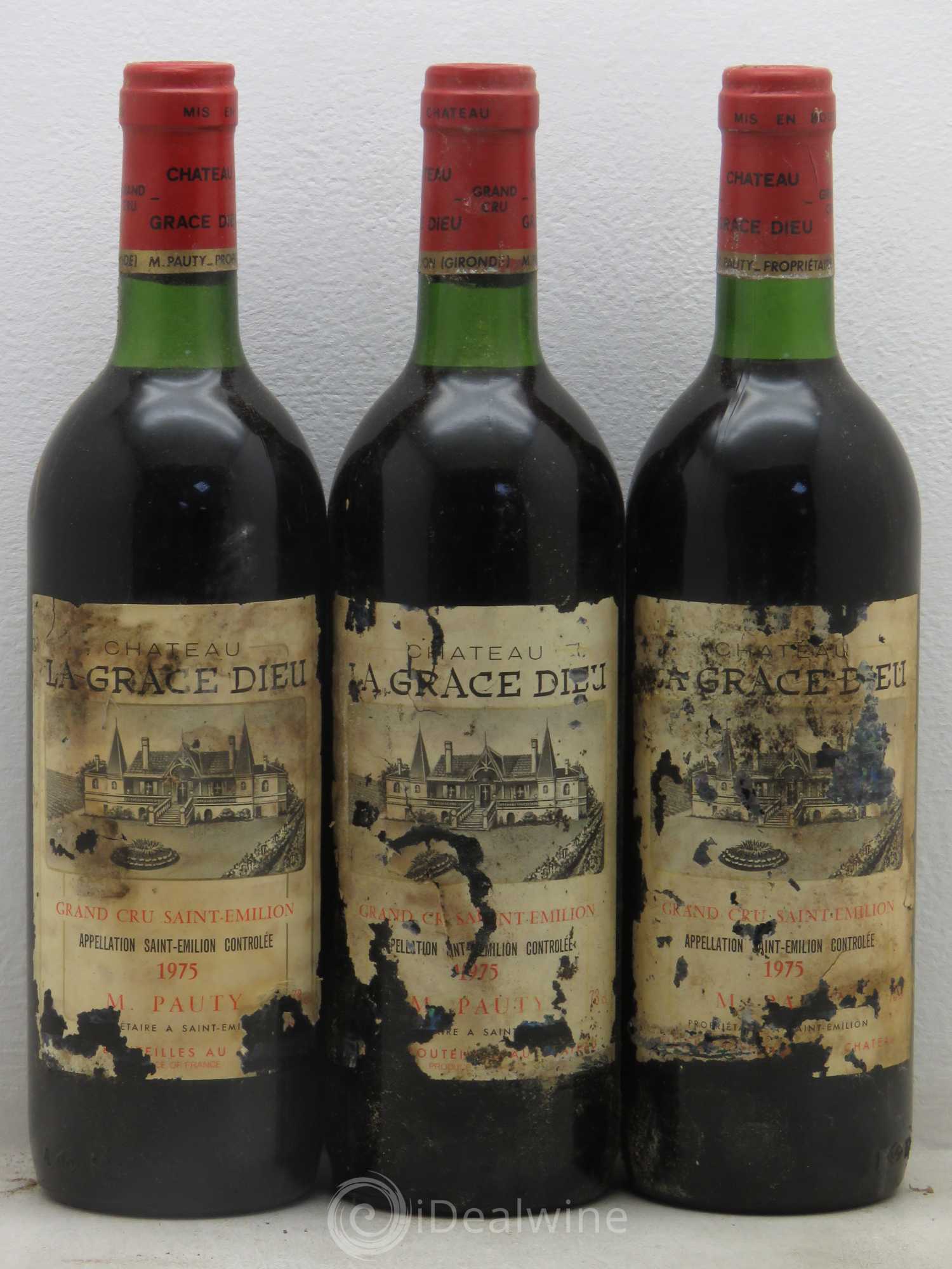 Château la Grâce Dieu 1975 - Lot de 6 bouteilles - 2