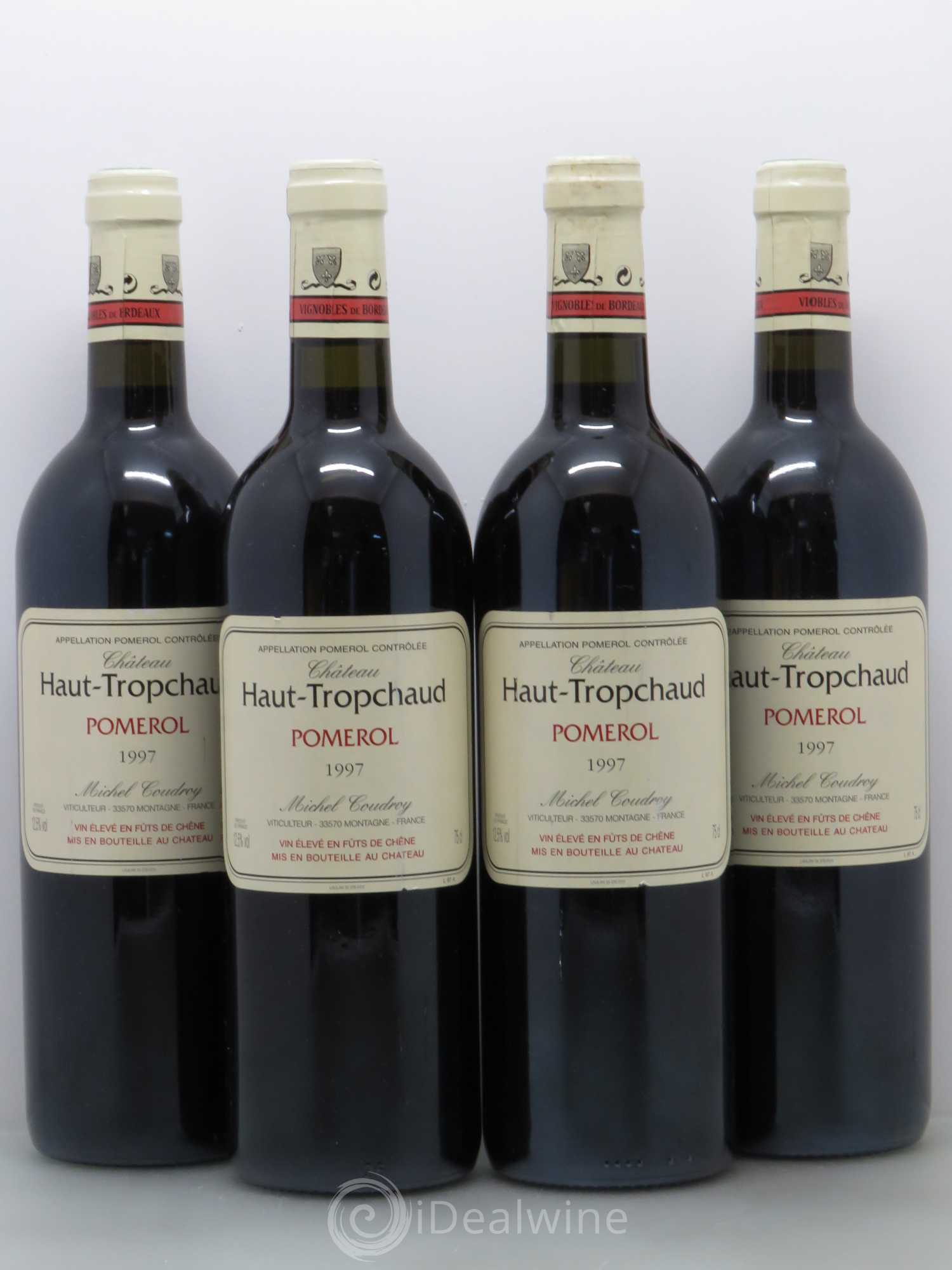 Château Haut Tropchaud 1997 - Lot de 4 bouteilles - 0