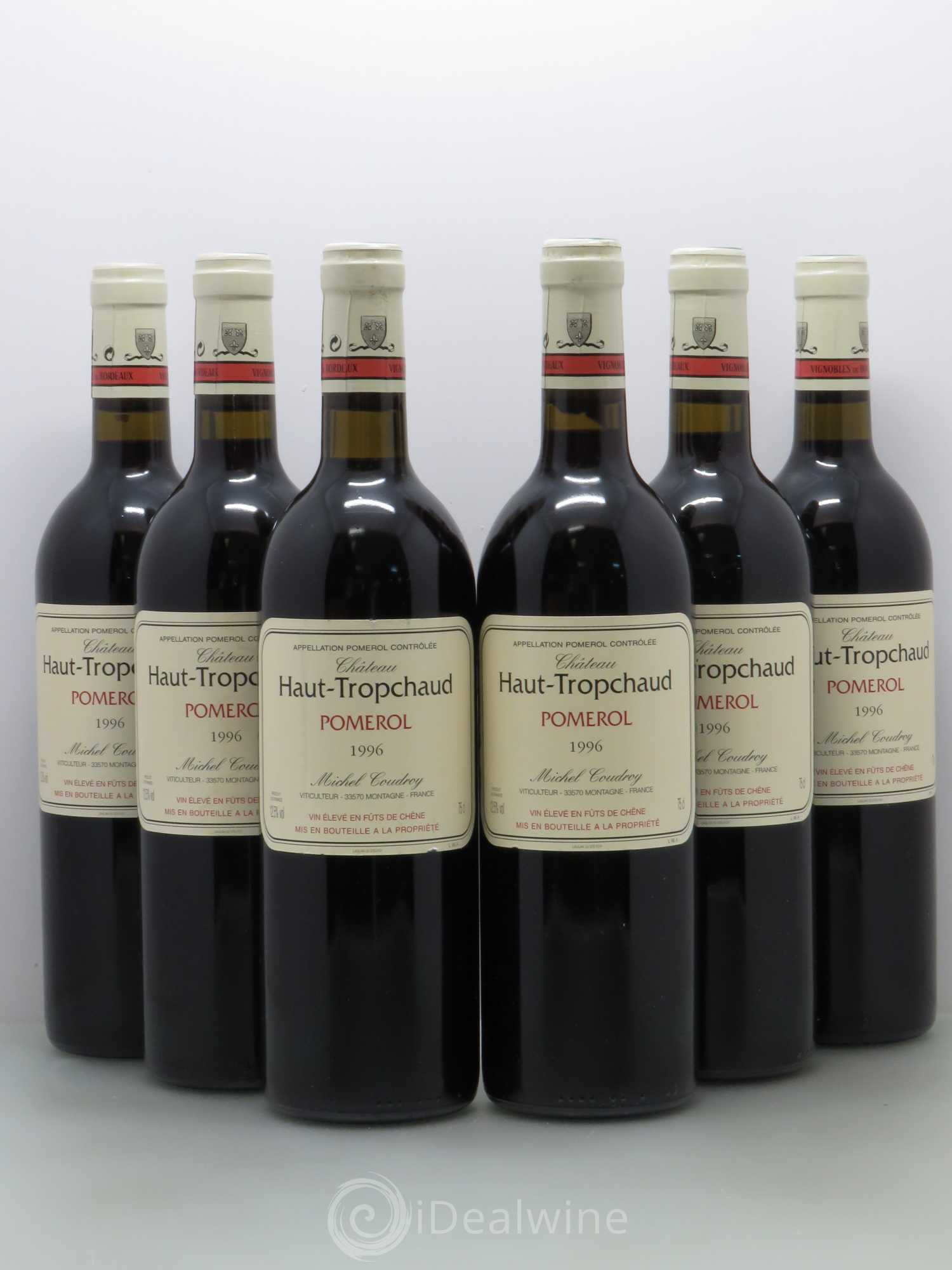 Château Haut Tropchaud 1996 - Lot de 6 bouteilles - 0
