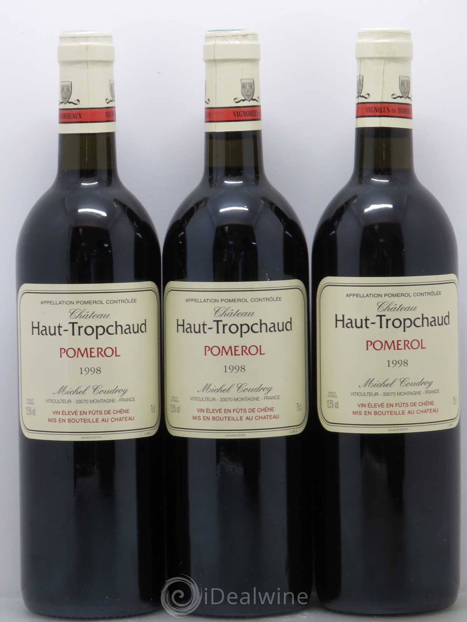 Château Haut Tropchaud 1998 - Lot de 6 bouteilles - 2