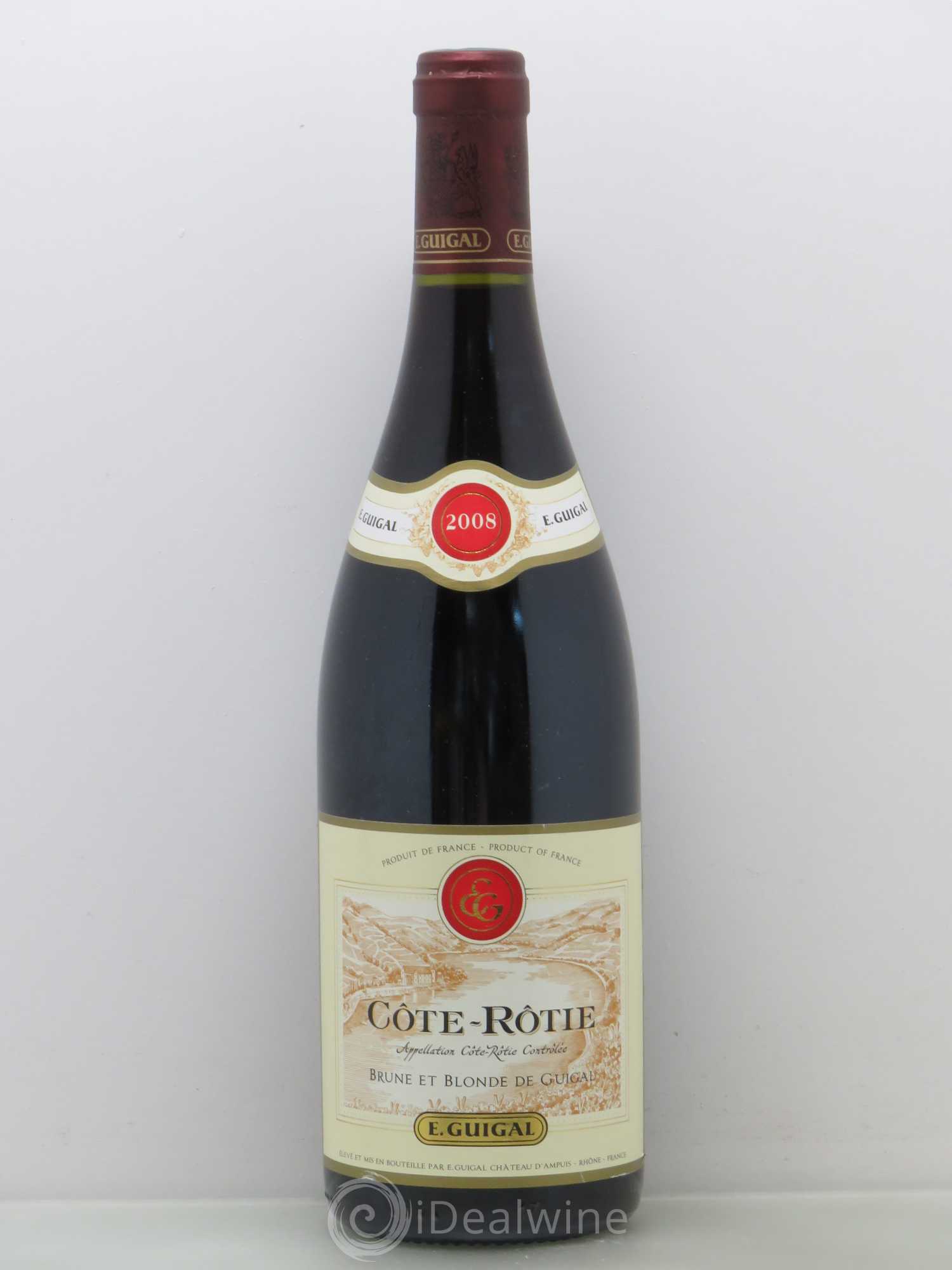 Côte-Rôtie Côtes Brune et Blonde Guigal 2008 - Lot de 1 bouteille - 0