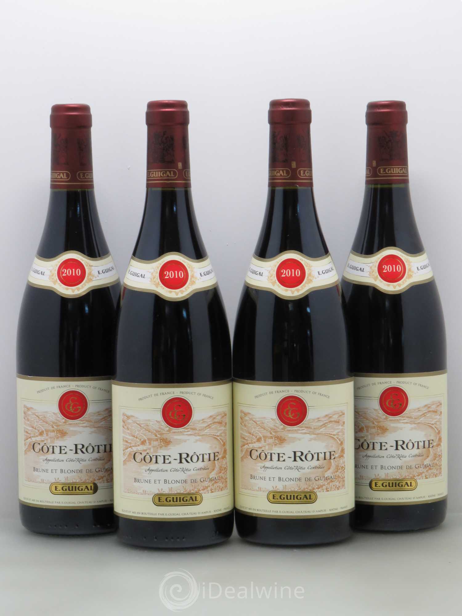 Côte-Rôtie Côtes Brune et Blonde Guigal 2010 - Lot de 4 bouteilles - 0