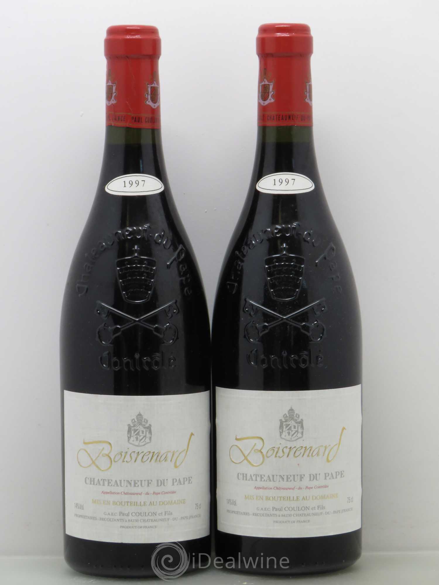 Châteauneuf-du-Pape Cuvée Boisrenard Beaurenard (Domaine de) 1997 - Lot de 2 bouteilles - 0
