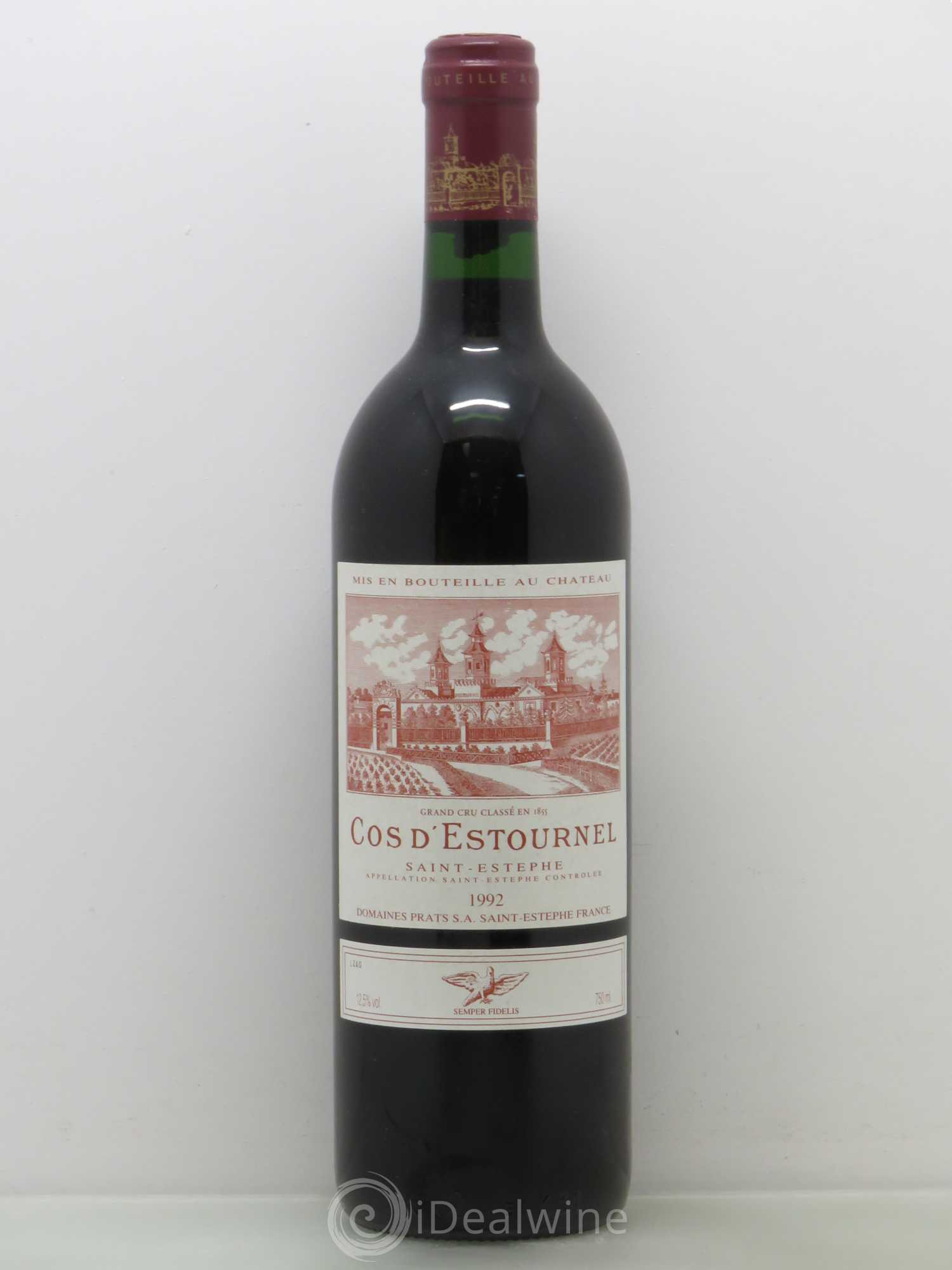 Cos d'Estournel 2ème Grand Cru Classé 1992 - Lot de 1 bouteille - 0