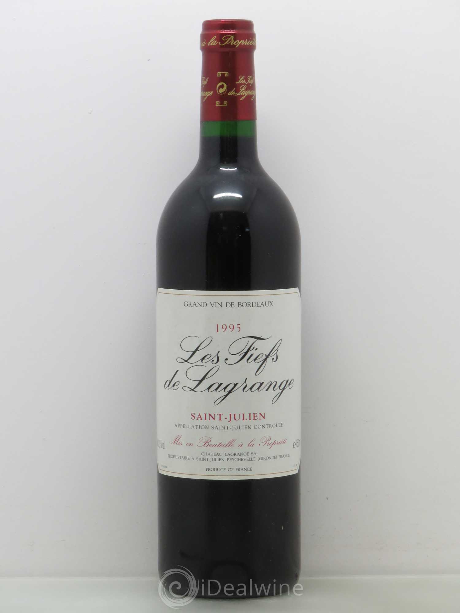 Les Fiefs de Lagrange Second Vin 1995 - Lot de 1 bouteille - 0
