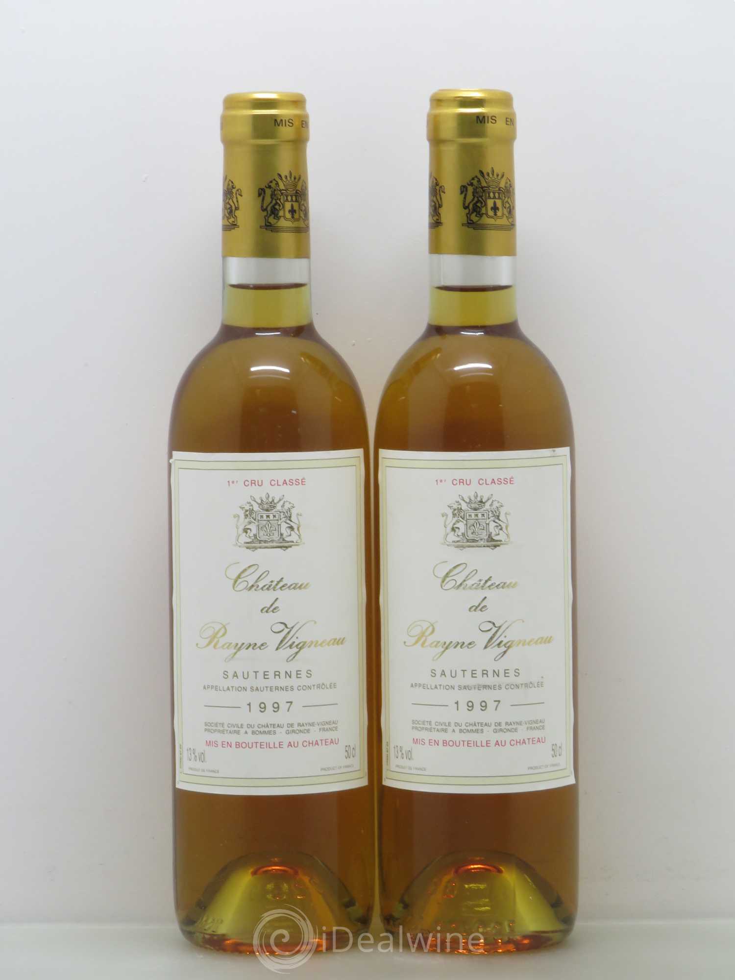 Château de Rayne Vigneau 1er Grand Cru Classé 1997 - Lotto di 2 bottiglie - 0