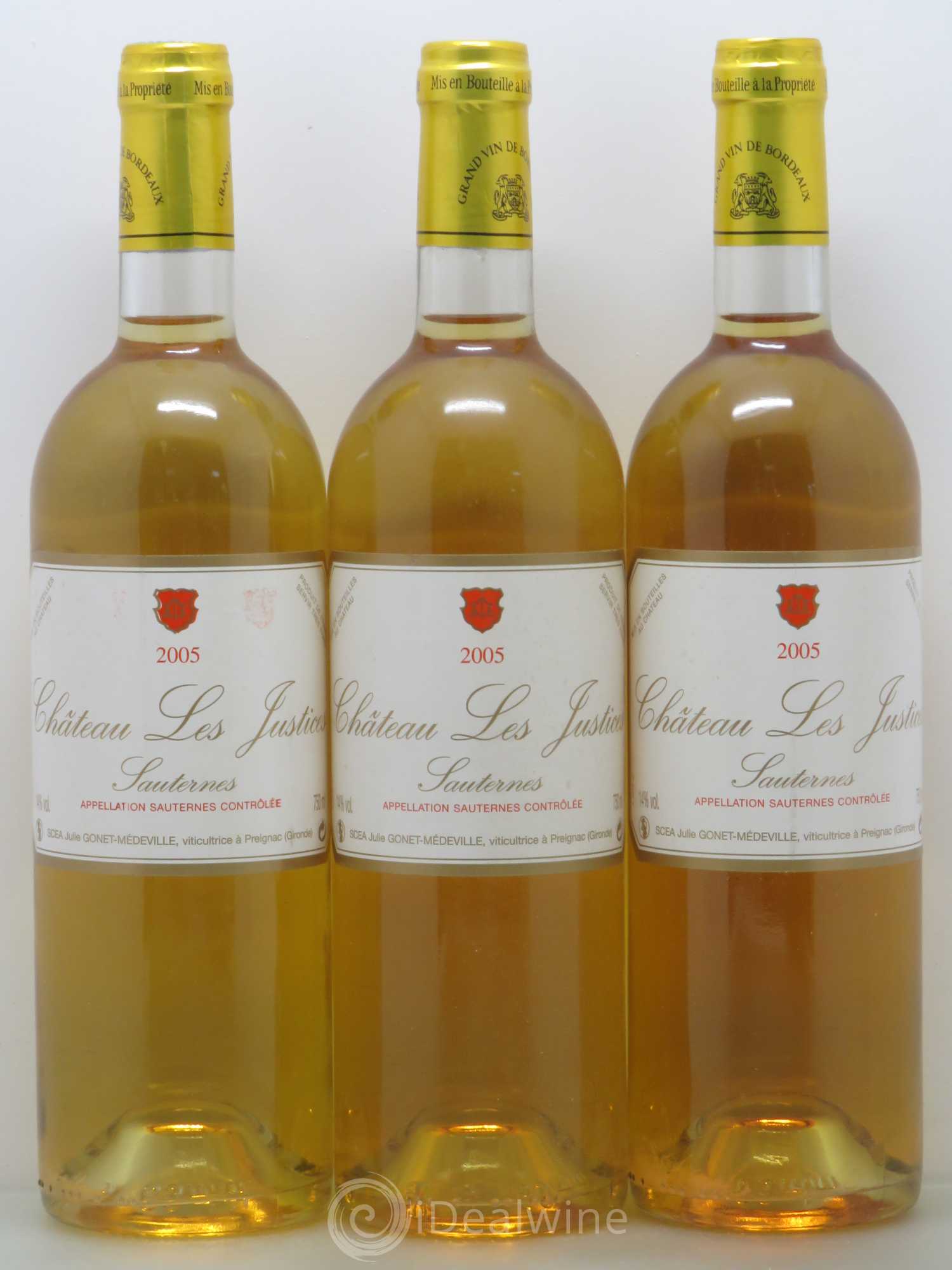 Château les Justices Cru Bourgeois 2005 - Lotto di 6 bottiglie - 2