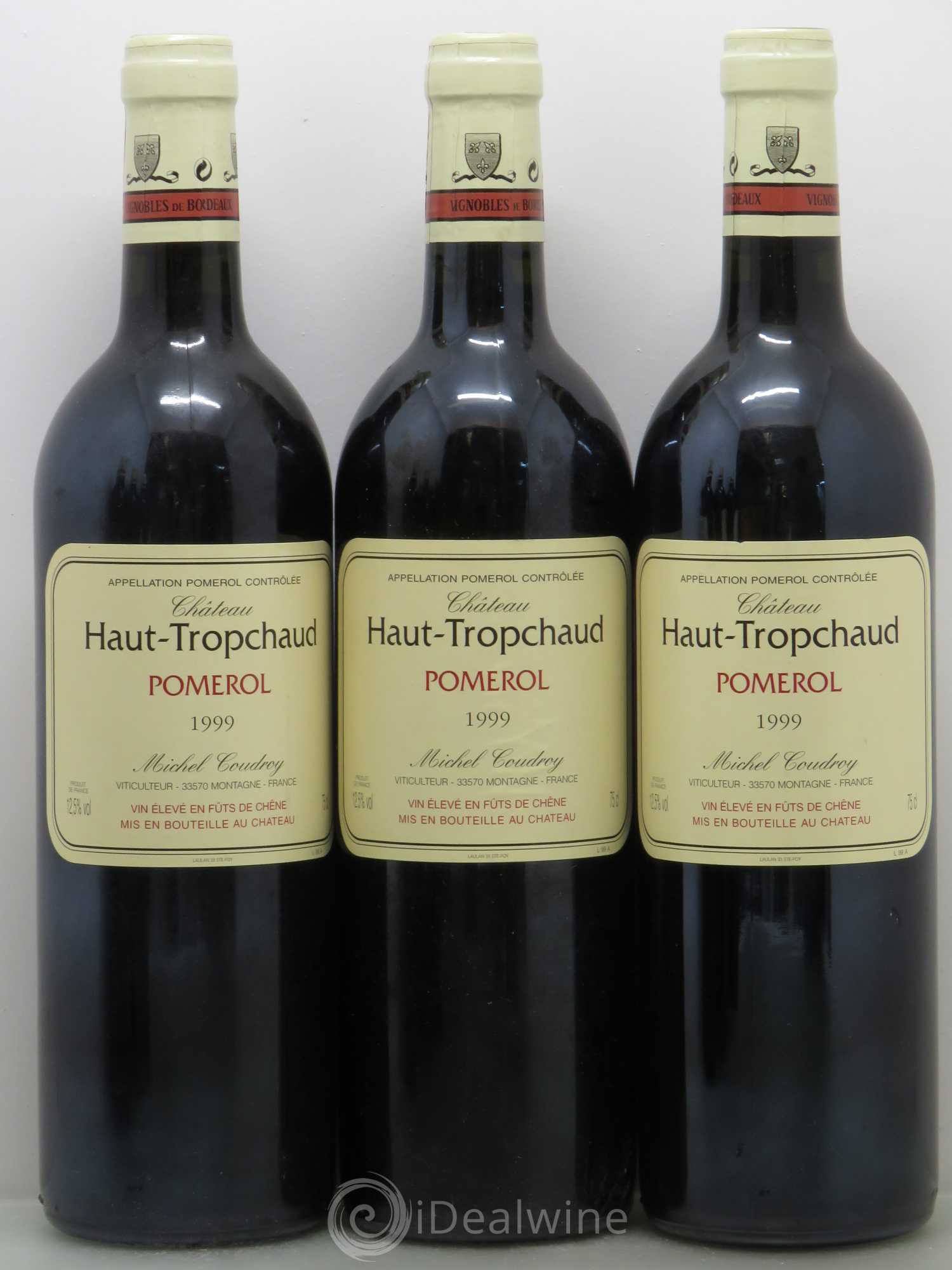 Château Haut Tropchaud 1999 - Lot de 6 bouteilles - 1