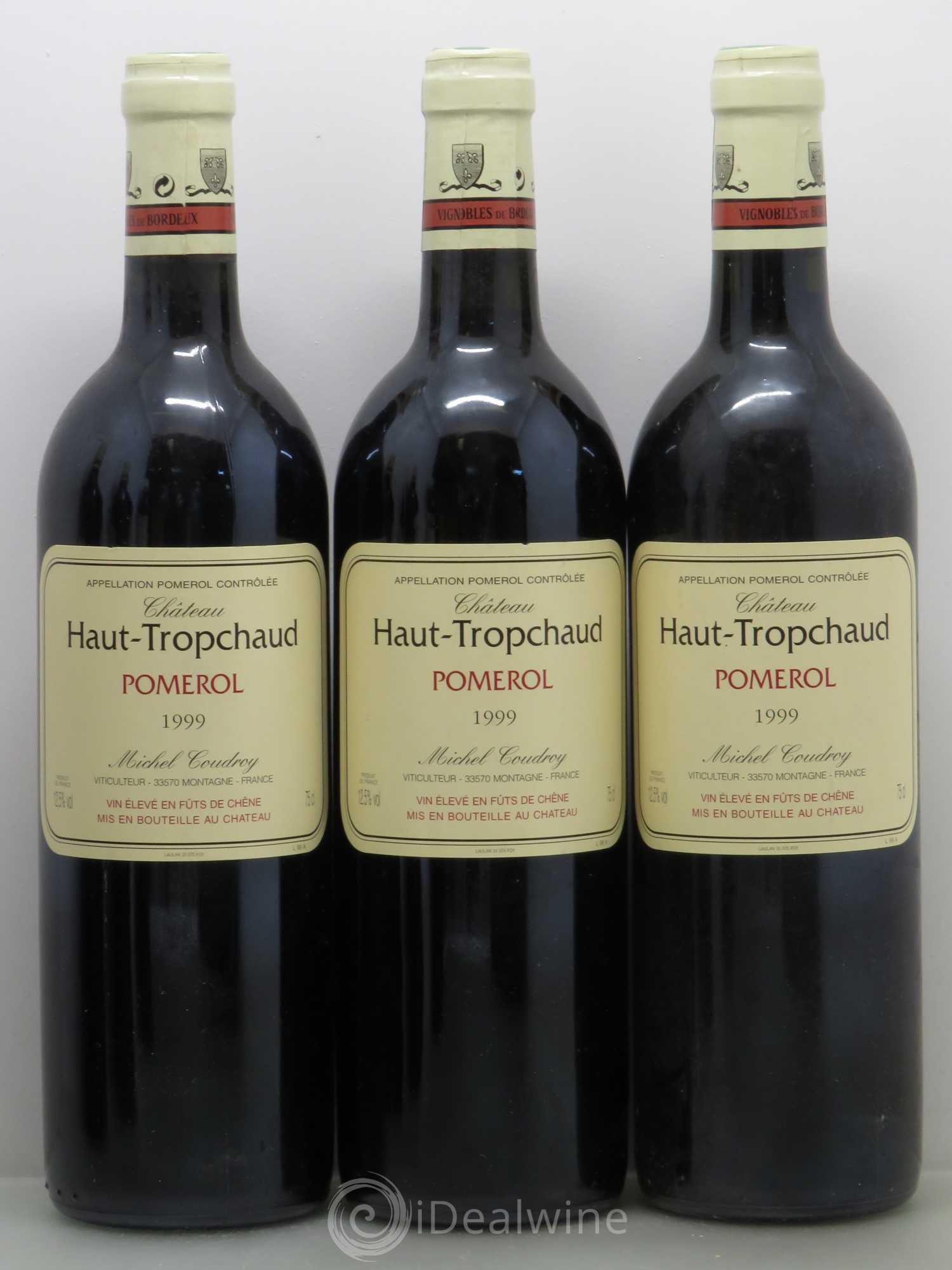 Château Haut Tropchaud 1999 - Lot de 6 bouteilles - 1