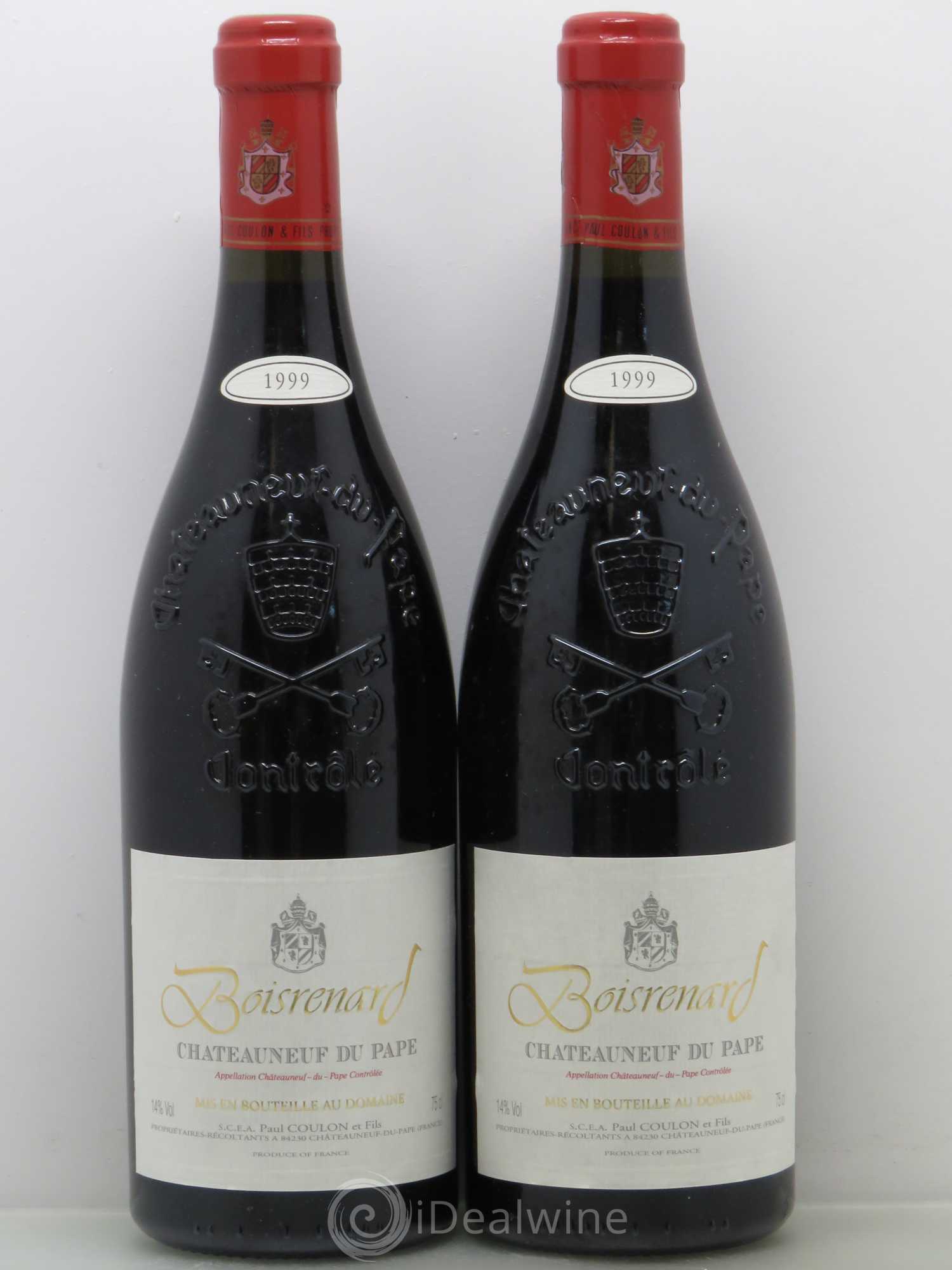 Châteauneuf-du-Pape Cuvée Boisrenard Beaurenard (Domaine de) 1999 - Lot de 2 bouteilles - 0