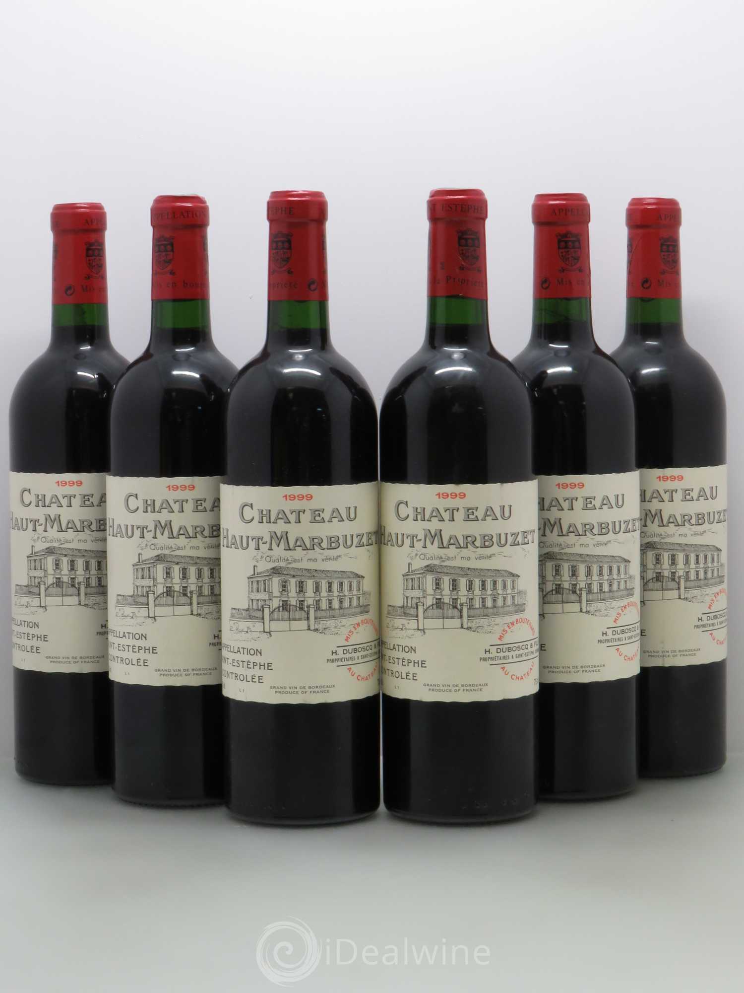 Château Haut Marbuzet 1999 - Lot de 6 bouteilles - 0