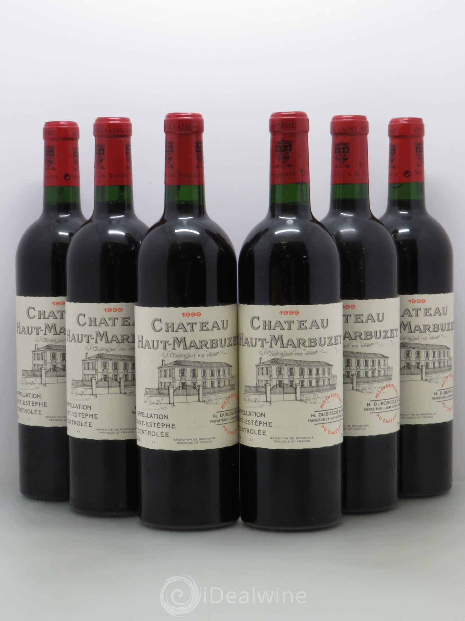 Château Haut Marbuzet 1999 - Lot de 6 bouteilles - 0