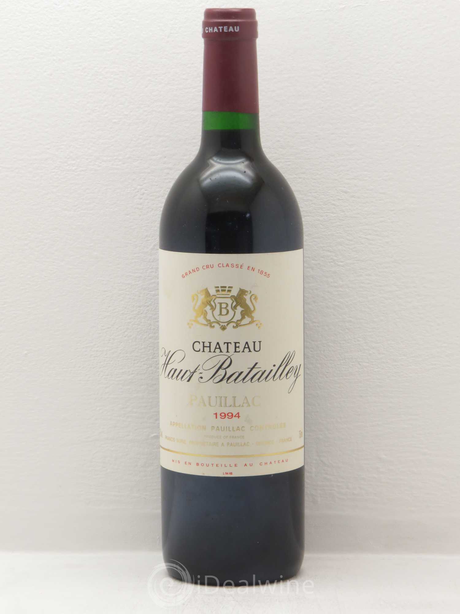 Château Haut Batailley 5ème Grand Cru Classé 1994 - Lot de 1 bouteille - 0