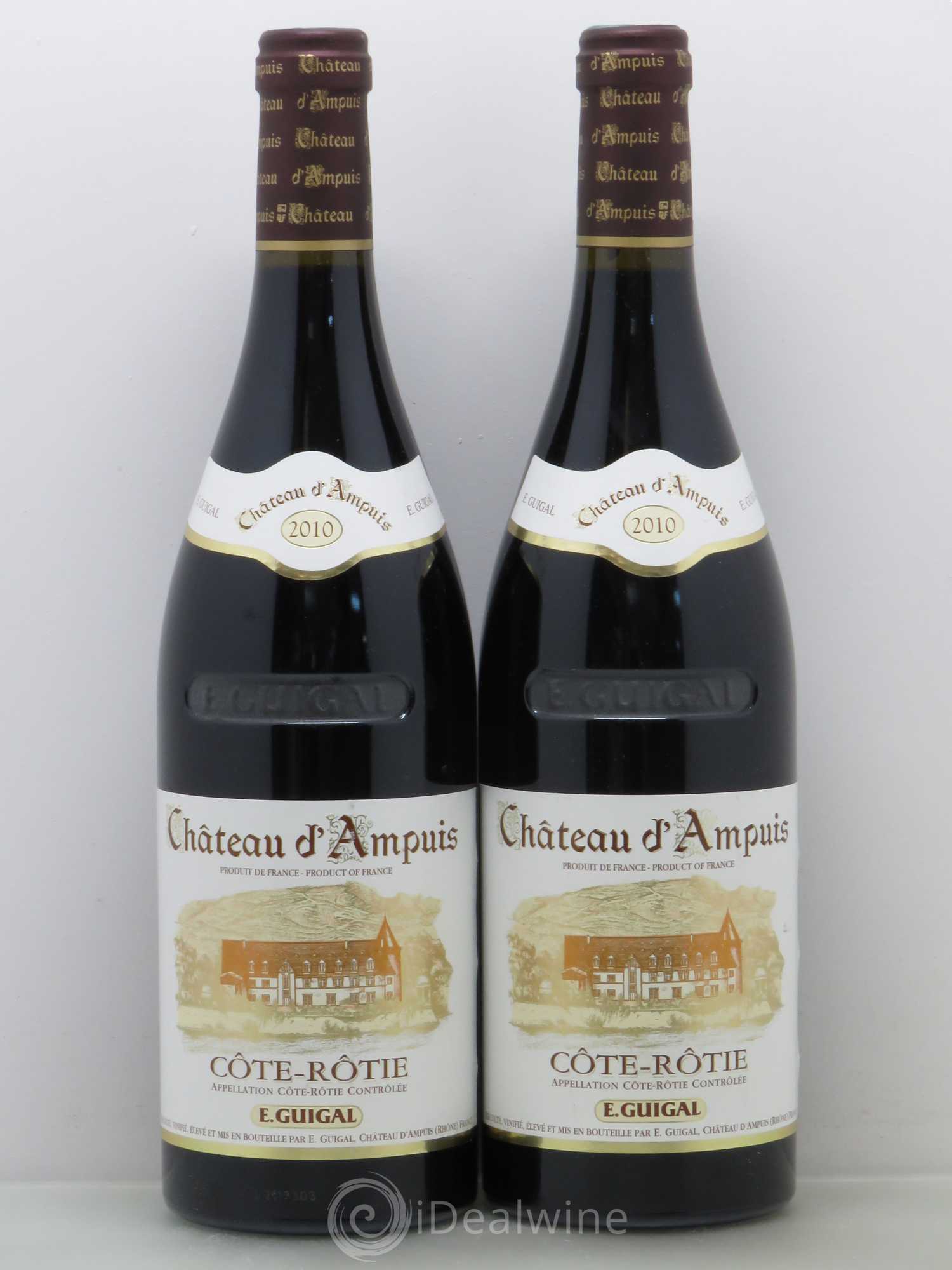 Côte-Rôtie Château d'Ampuis Guigal 2010 - Lot de 2 bouteilles - 0