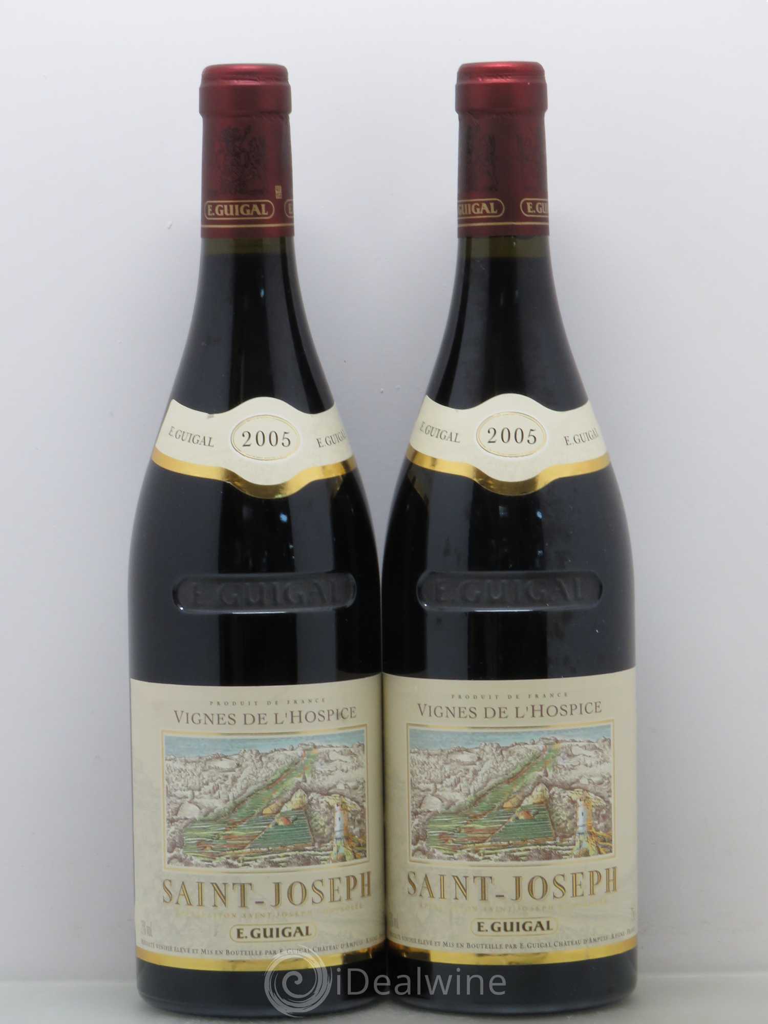 Saint-Joseph Vignes de l'Hospice Guigal 2005 - Lot de 2 bouteilles - 0