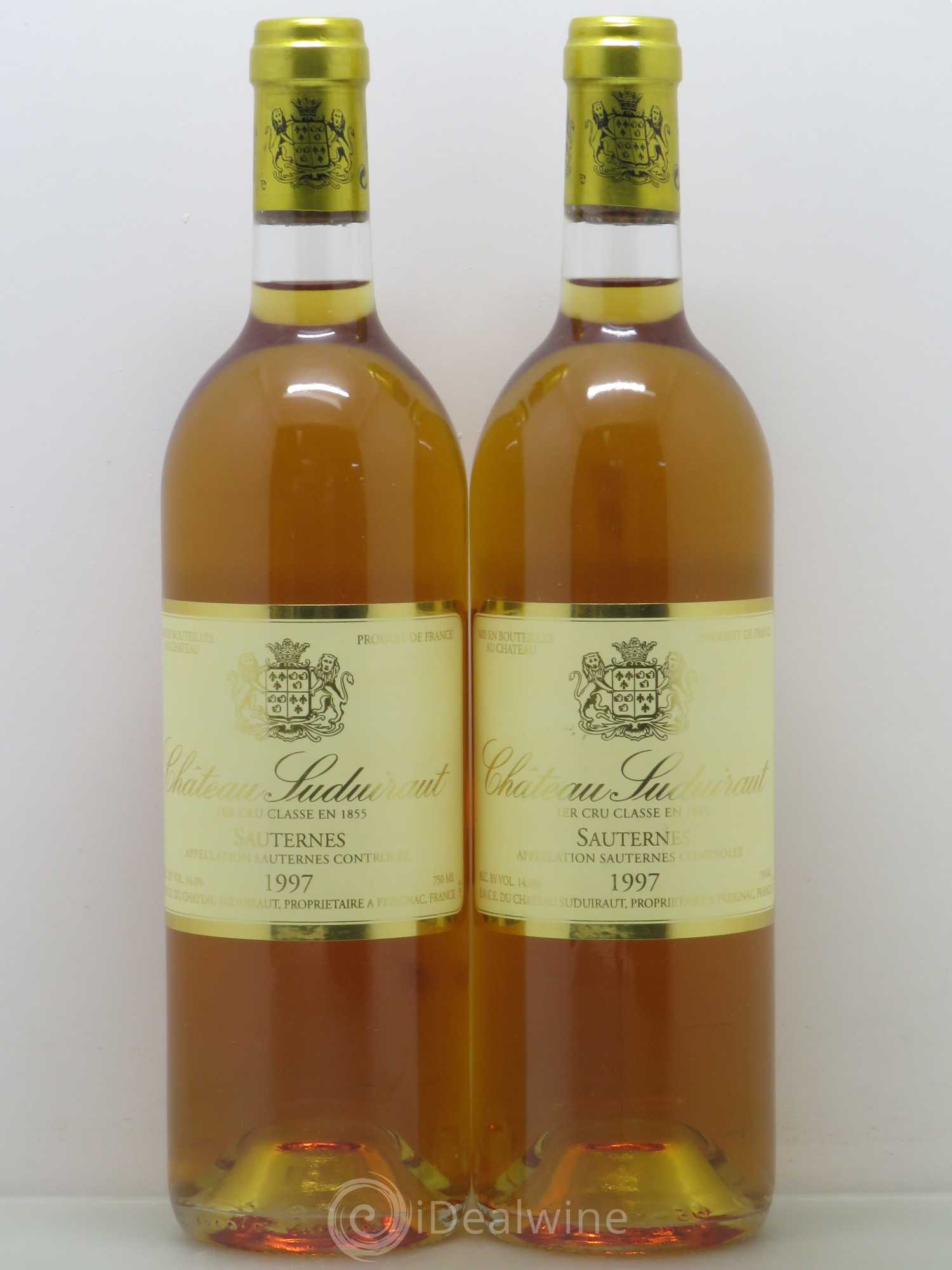 Château Suduiraut 1er Grand Cru Classé 1997 - Lotto di 2 bottiglie - 0