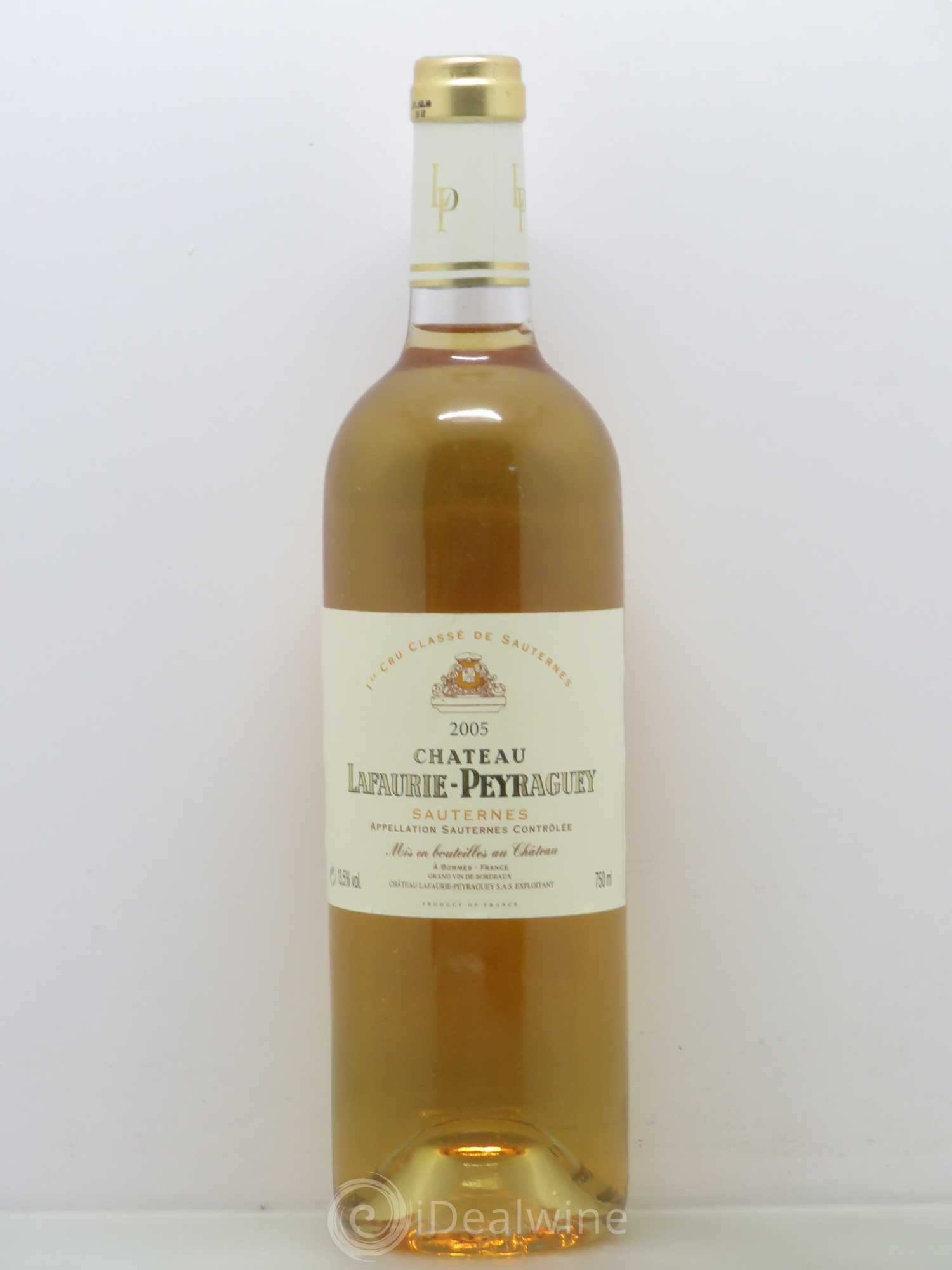 Château Lafaurie-Peyraguey 1er Grand Cru Classé 2005 - Lot de 1 bouteille - 0