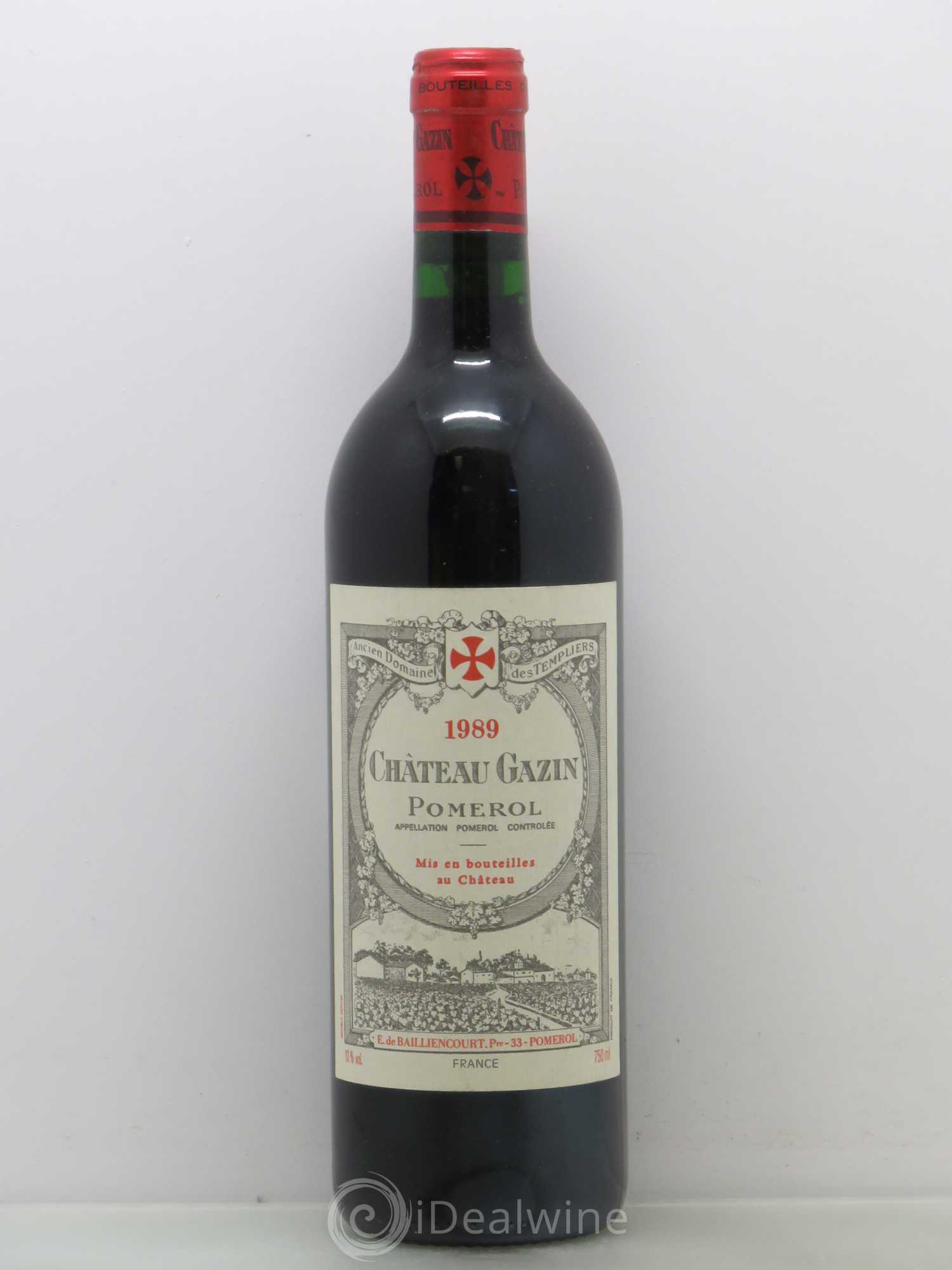 Château Gazin 1989 - Lot de 1 bouteille - 0