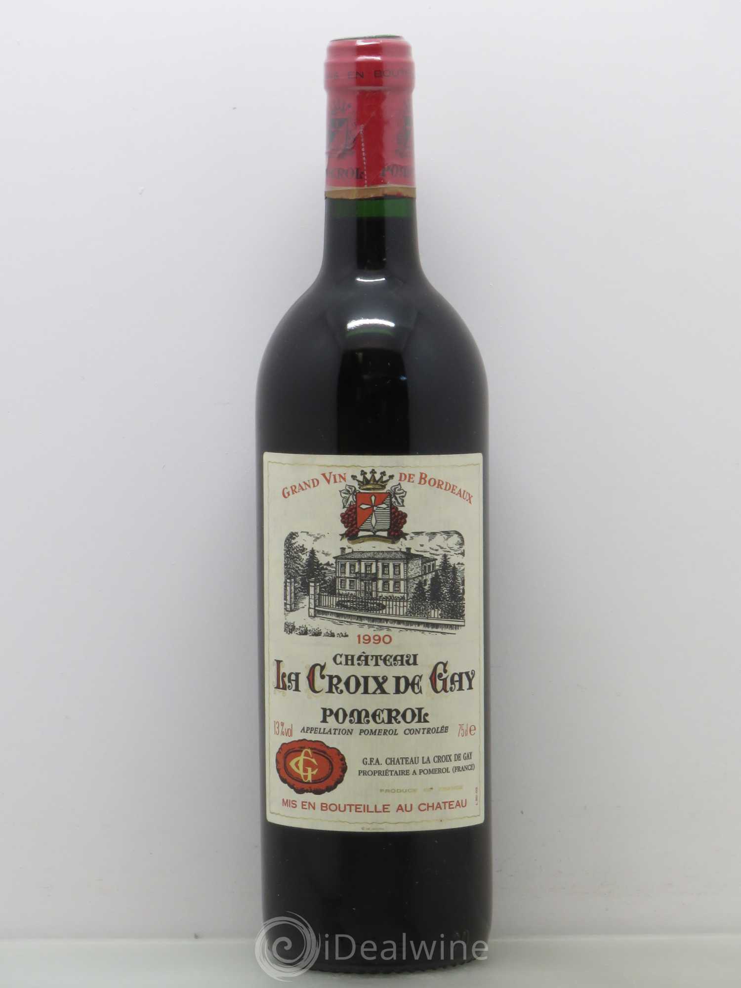 Château la Croix de Gay 1990 - Lot de 1 bouteille - 0