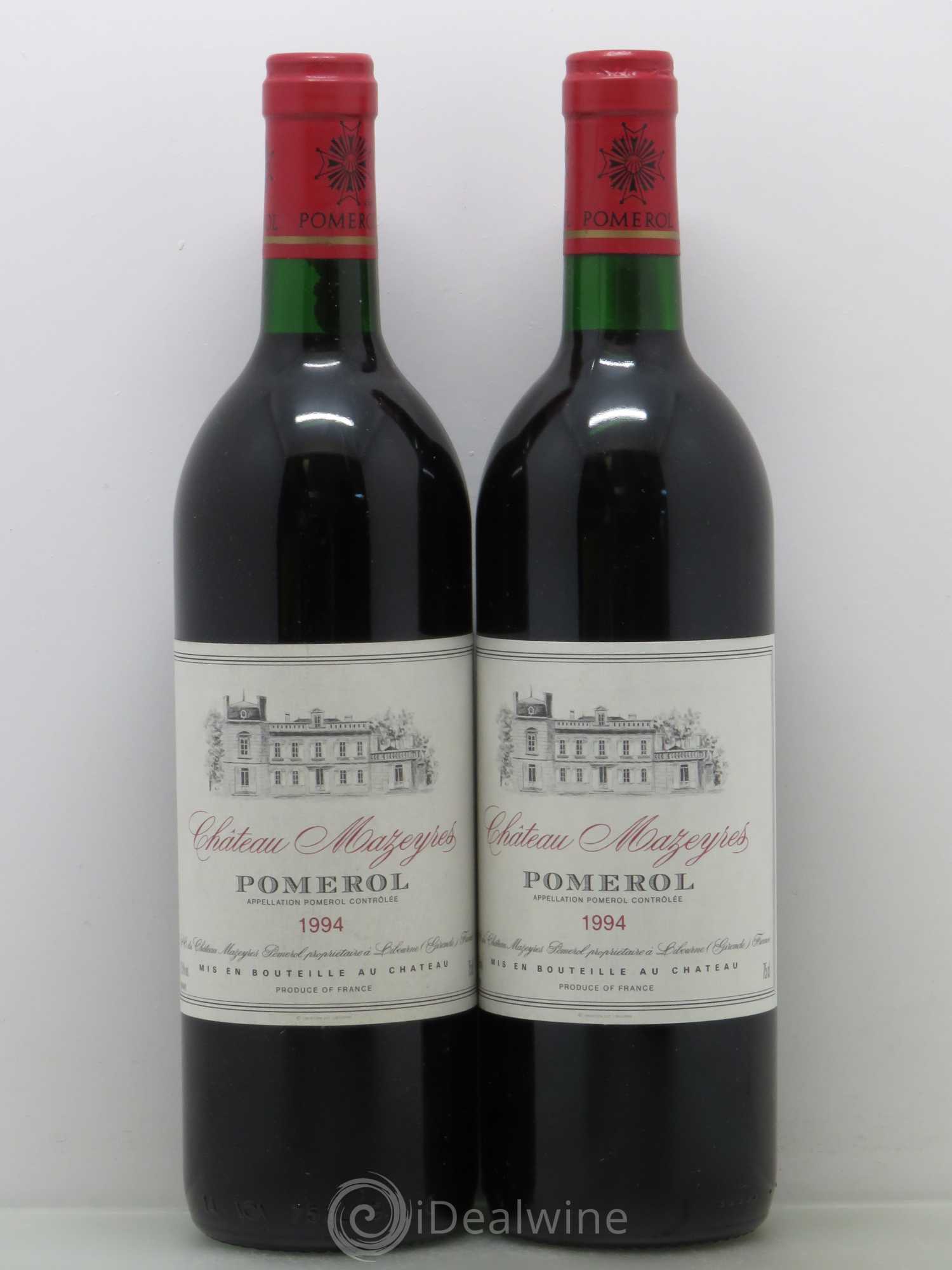 Château Mazeyres (sans prix de réserve) 1994 - Lot de 2 bouteilles - 0