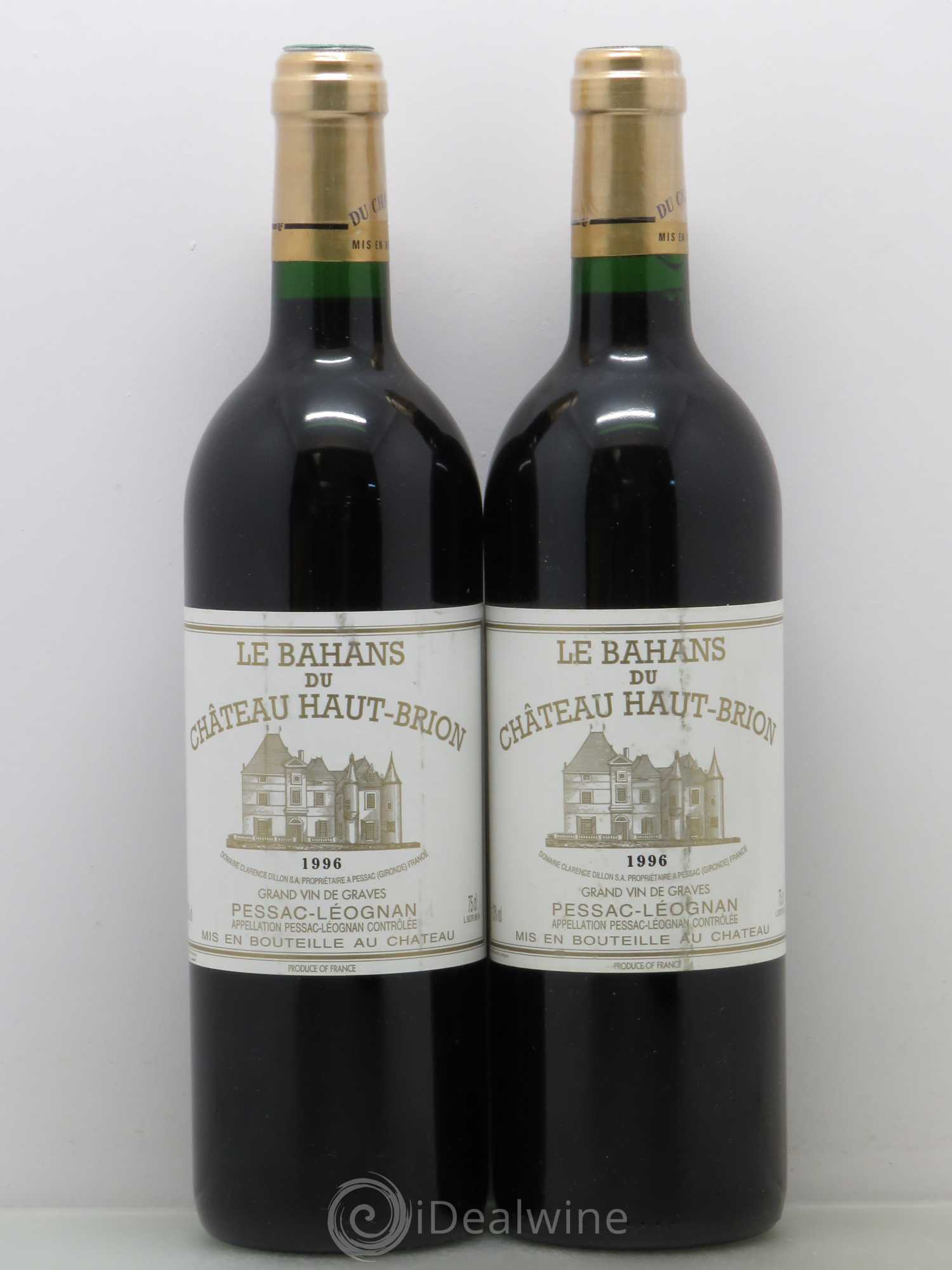 Clarence (Bahans) de Haut-Brion Second Vin 1996 - Lot de 2 bouteilles - 0