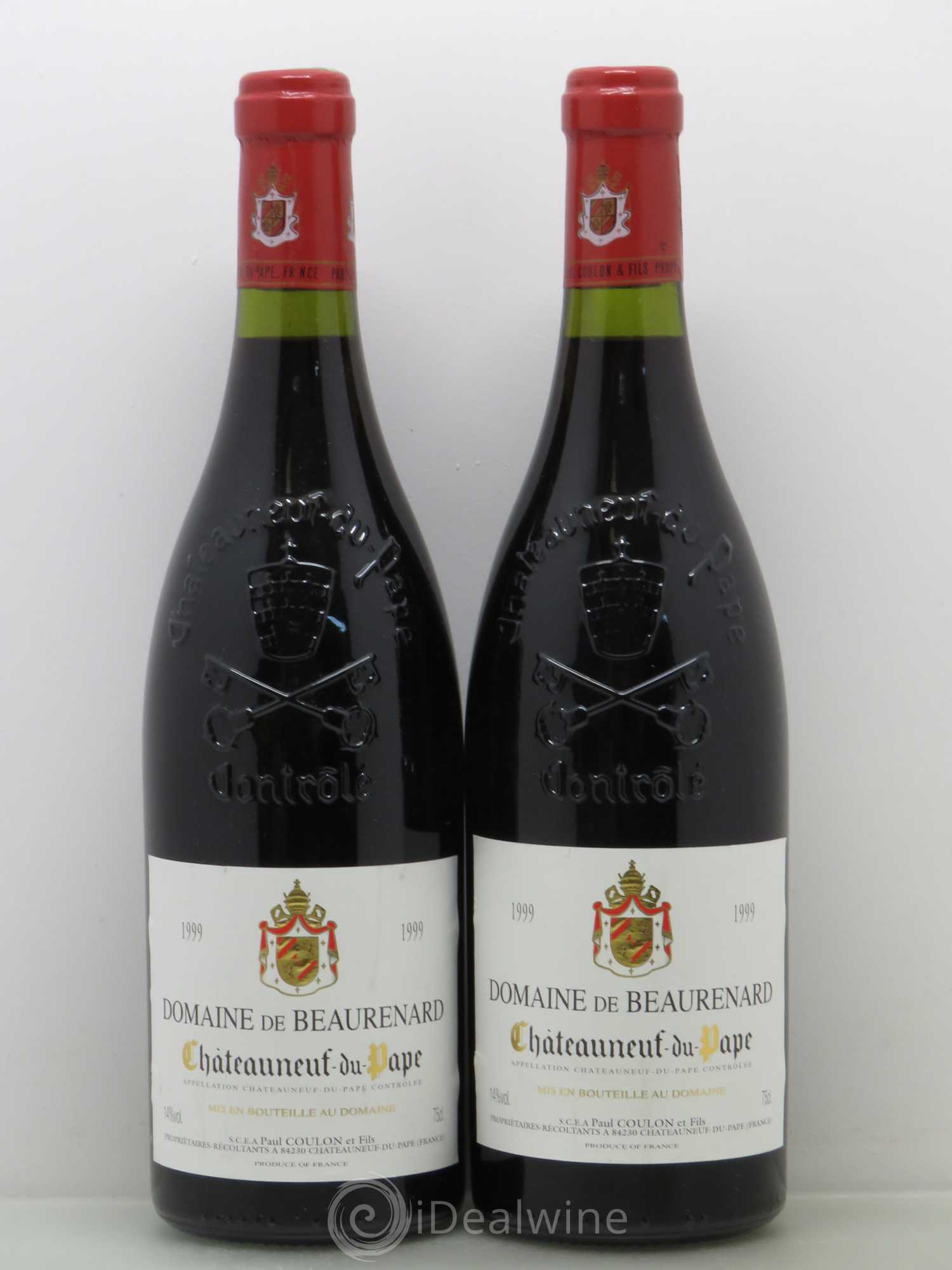 Châteauneuf-du-Pape Beaurenard (Domaine de) 1999 - Lot de 5 bouteilles - 2