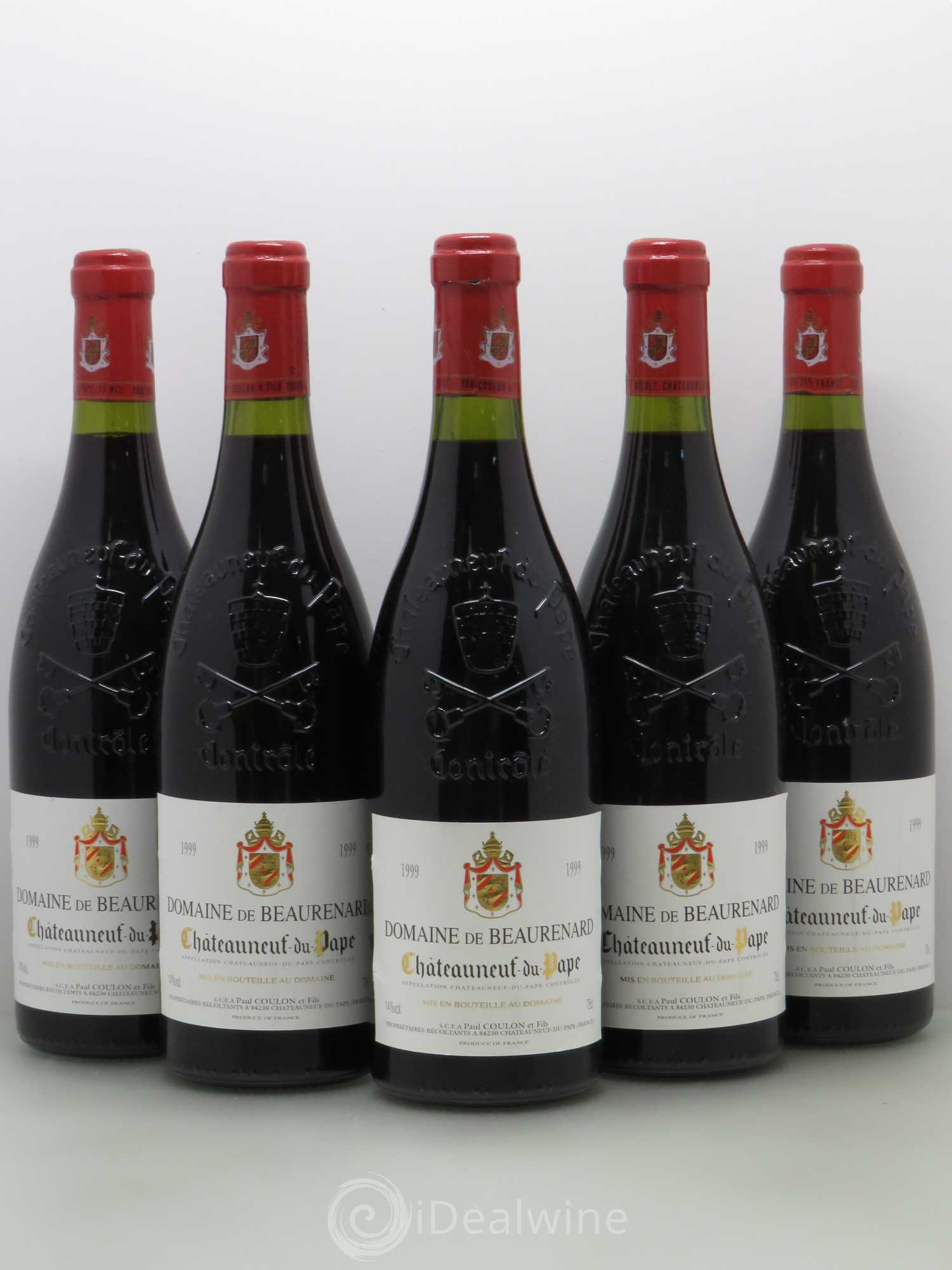 Châteauneuf-du-Pape Beaurenard (Domaine de) 1999 - Lot de 5 bouteilles - 0