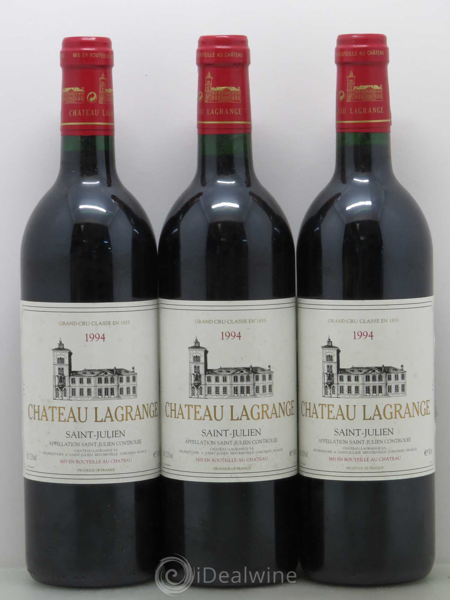 Château Lagrange 3ème Grand Cru Classé 1994 - Lot de 3 bouteilles - 0