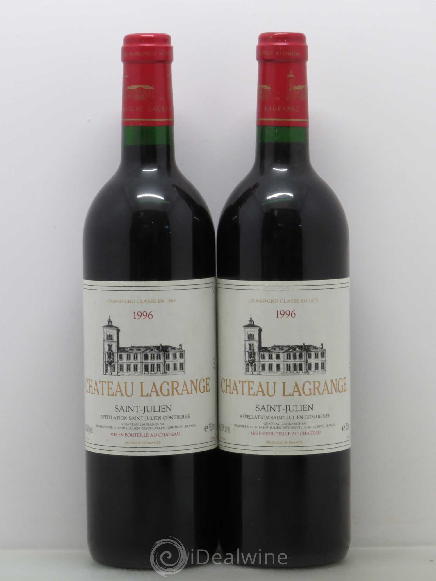 Château Lagrange 3ème Grand Cru Classé 1996 - Lot de 2 bouteilles - 0