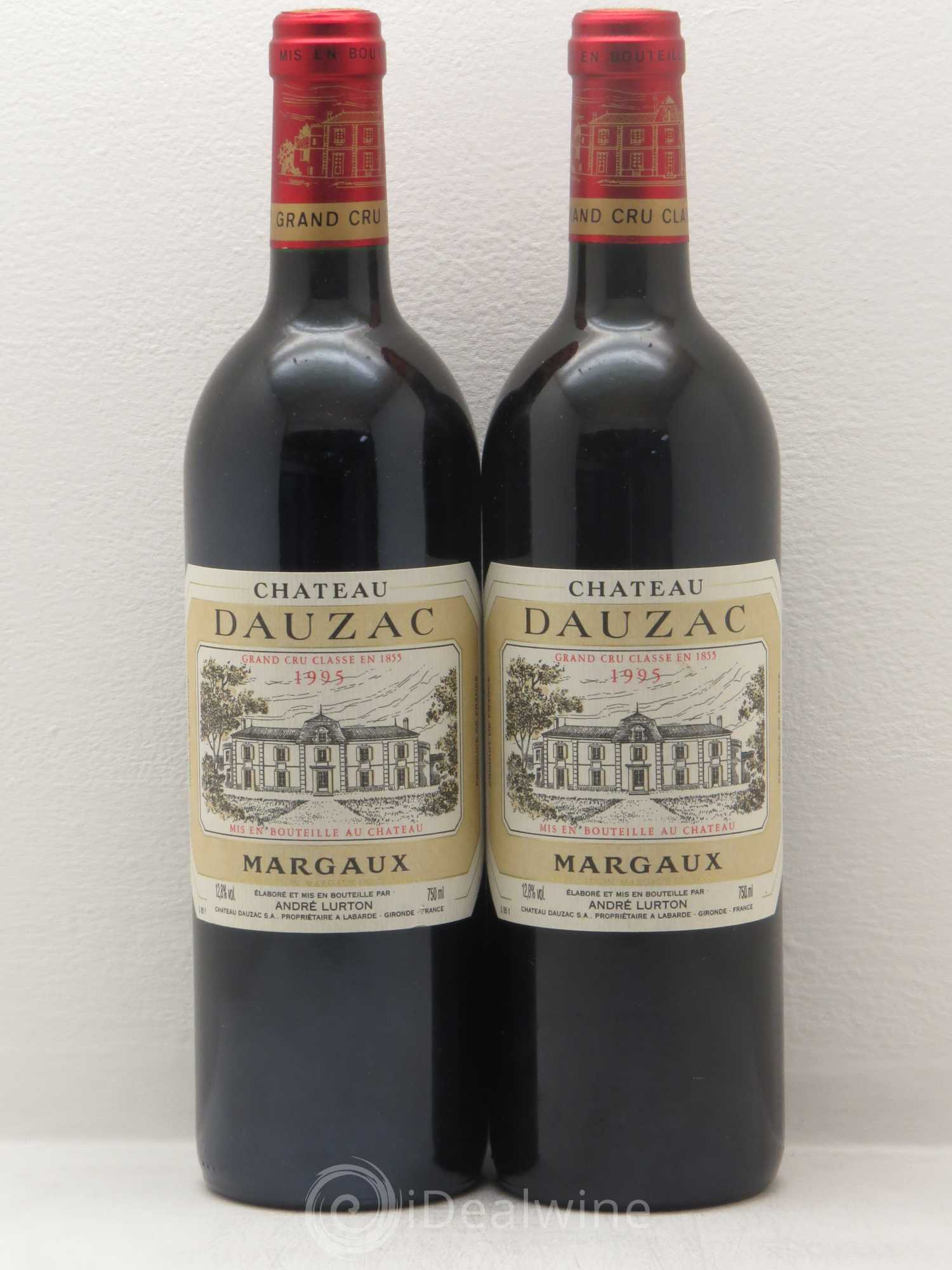 Château Dauzac 5ème Grand Cru Classé 1995 - Lot de 2 bouteilles - 0