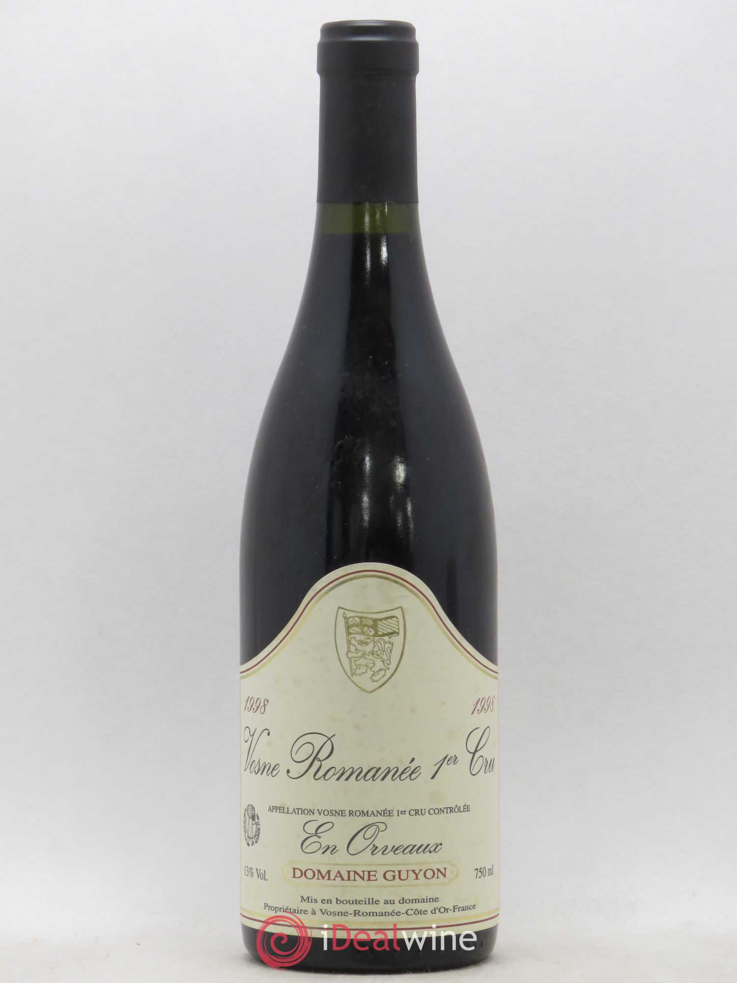 Vosne-Romanée 1er Cru En Orveaux Domaine JP & M Guyon 1998 - Posten von 1 Flasche - 0