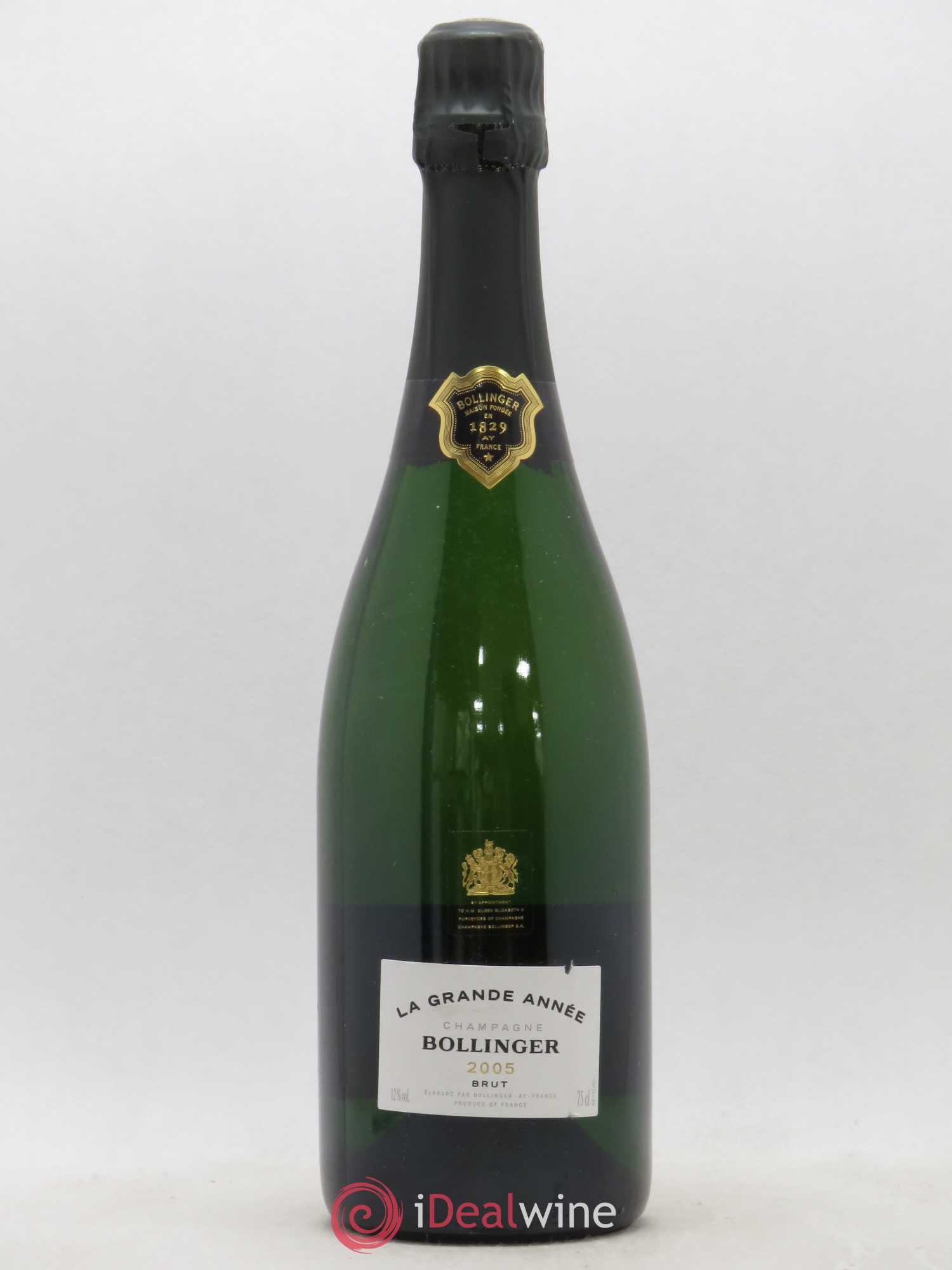La Grande Année Brut Bollinger 2005 - Lot de 1 bouteille - 0
