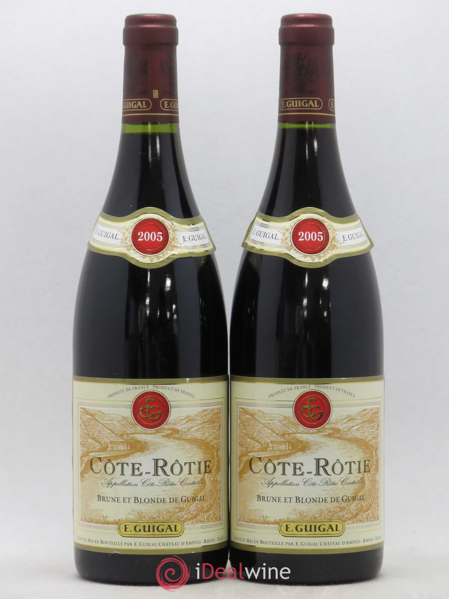 Côte-Rôtie Côtes Brune et Blonde Guigal 2005 - Lot de 2 bouteilles - 0