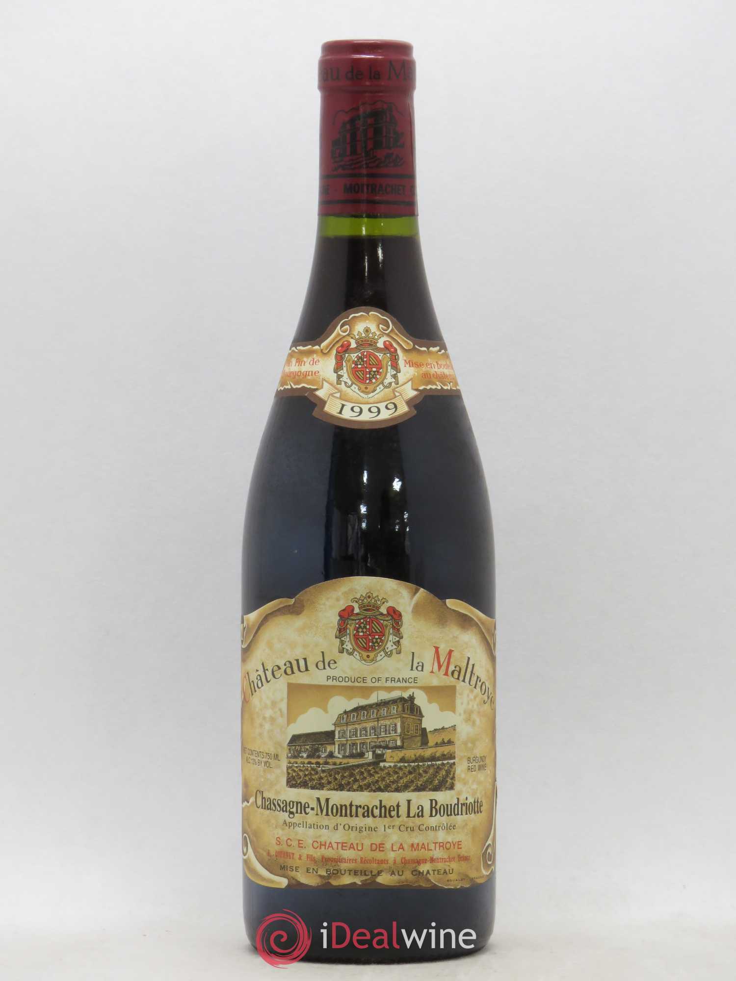 Chassagne-Montrachet 1er Cru La Boudriotte Château De La Maltroye 1999 - Lotto di 1 bottiglia - 0
