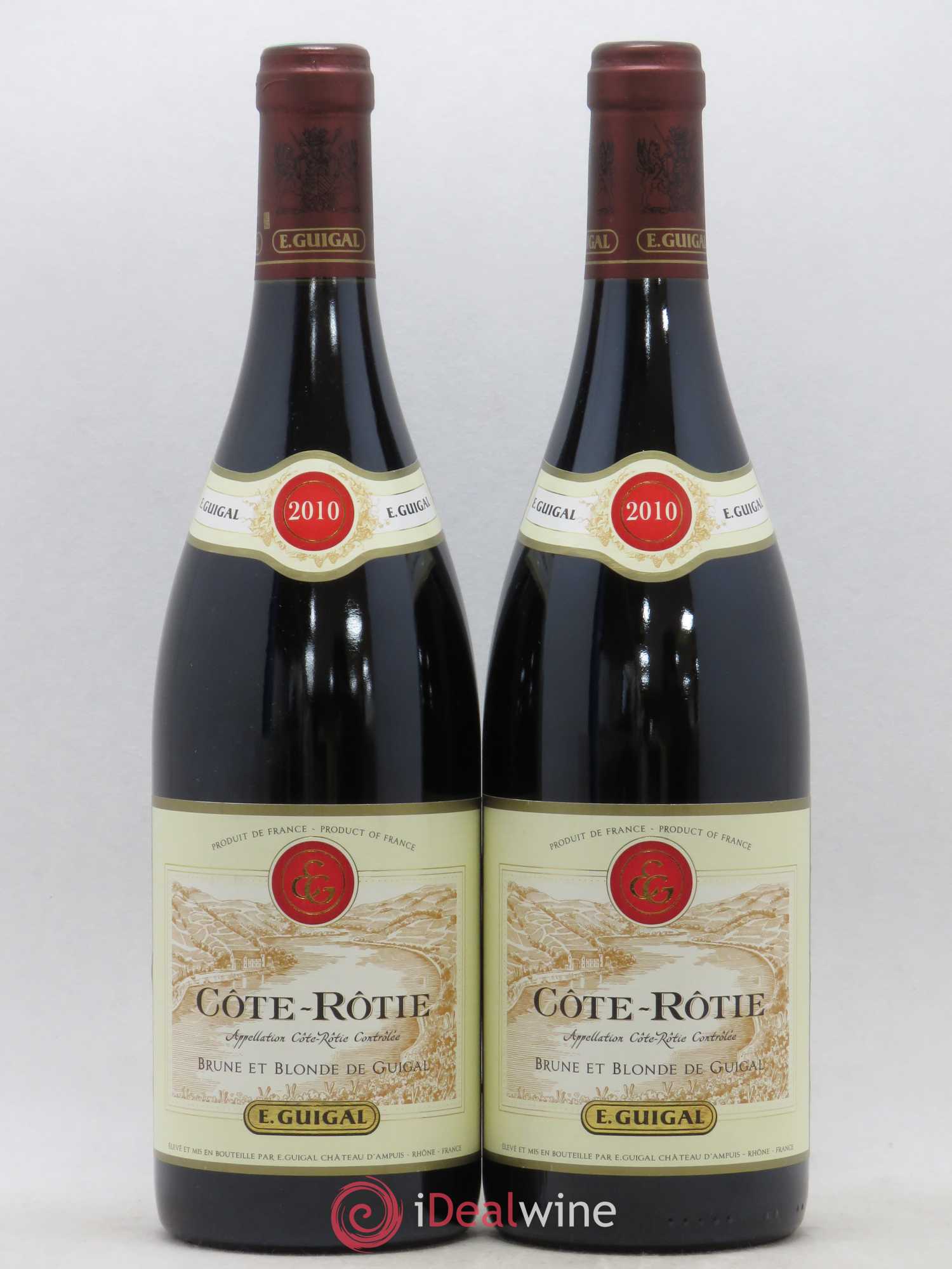Côte-Rôtie Côtes Brune et Blonde Guigal 2010 - Lot de 2 bouteilles - 0