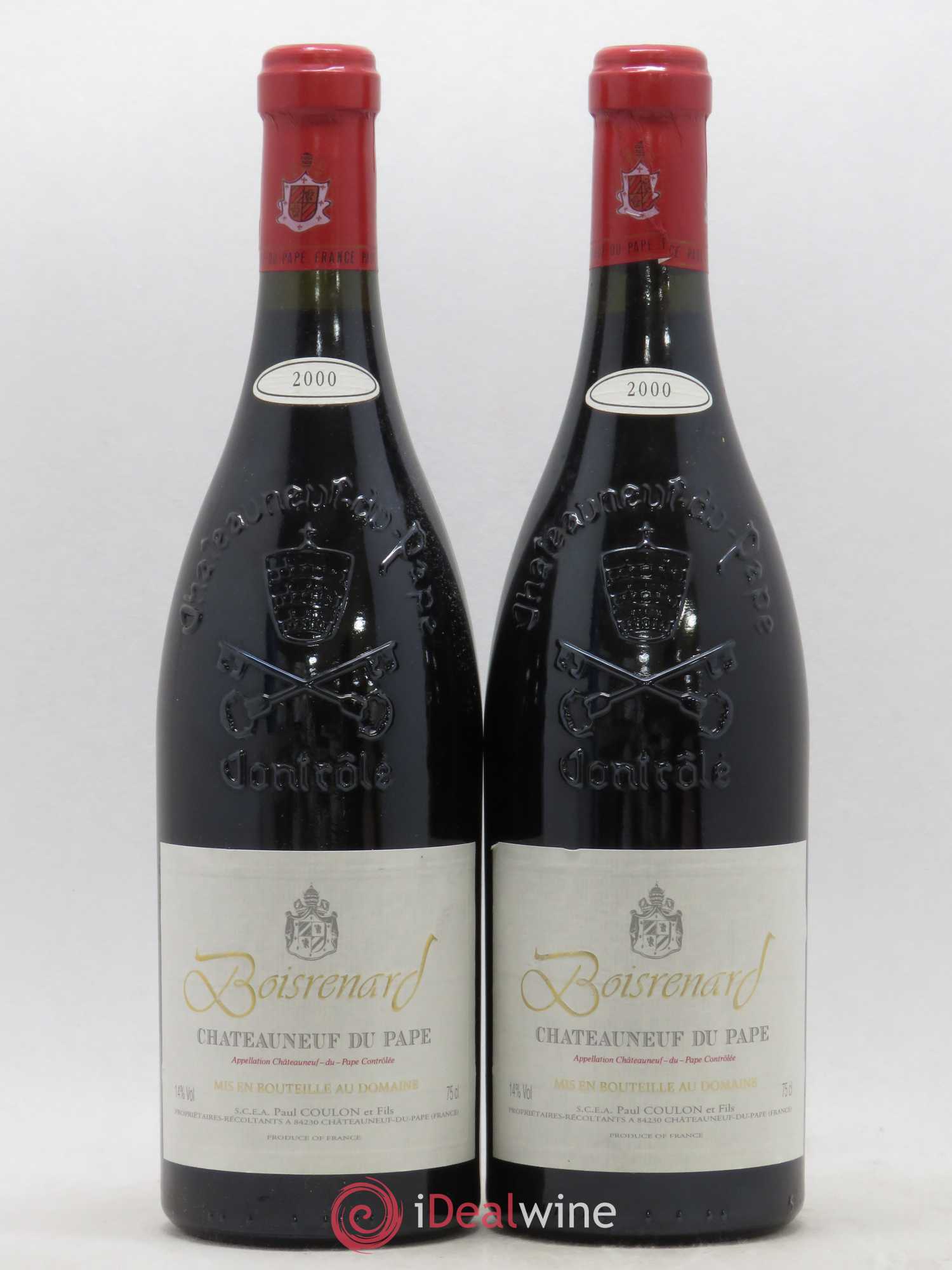 Châteauneuf-du-Pape Cuvée Boisrenard Beaurenard (Domaine de) 2000 - Lot de 2 bouteilles - 0