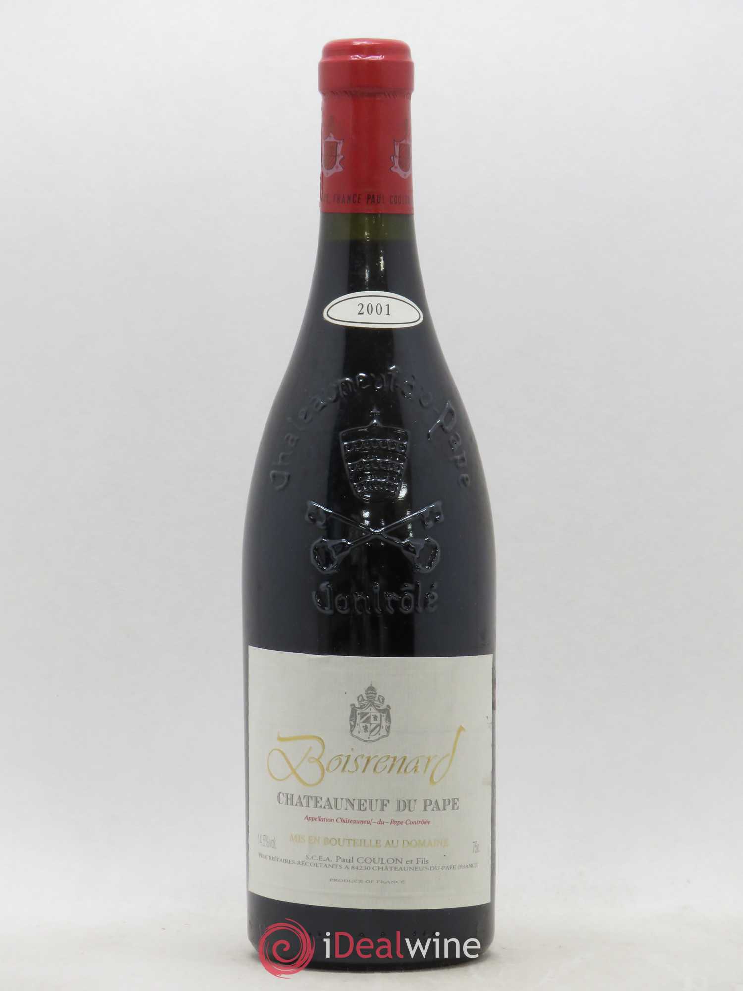Châteauneuf-du-Pape Cuvée Boisrenard Beaurenard (Domaine de) 2001 - Lot de 1 bouteille - 0