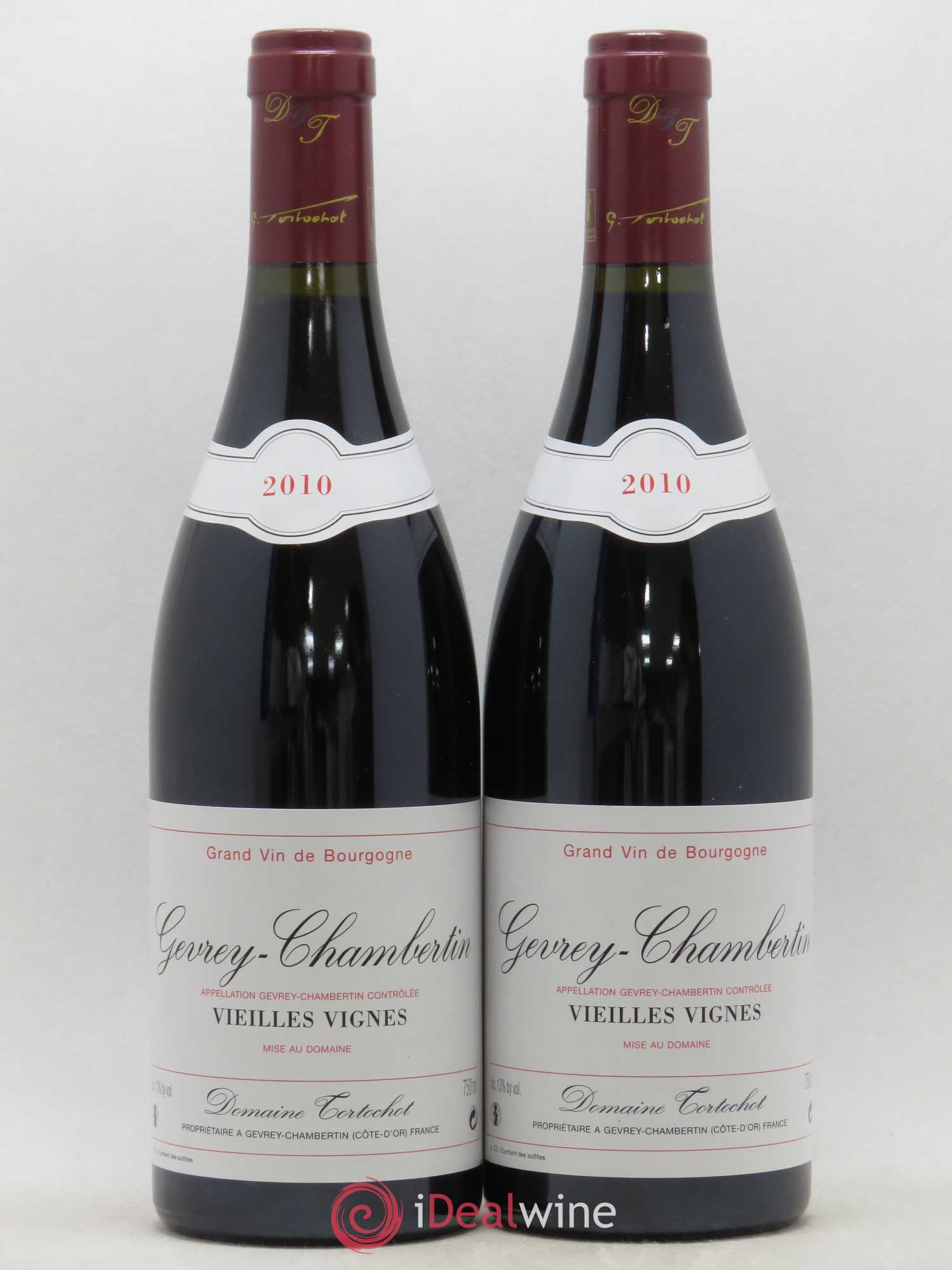 Gevrey-Chambertin Vielles Vignes Domaine Tortochot 2010 - Posten von 2 Flaschen - 0