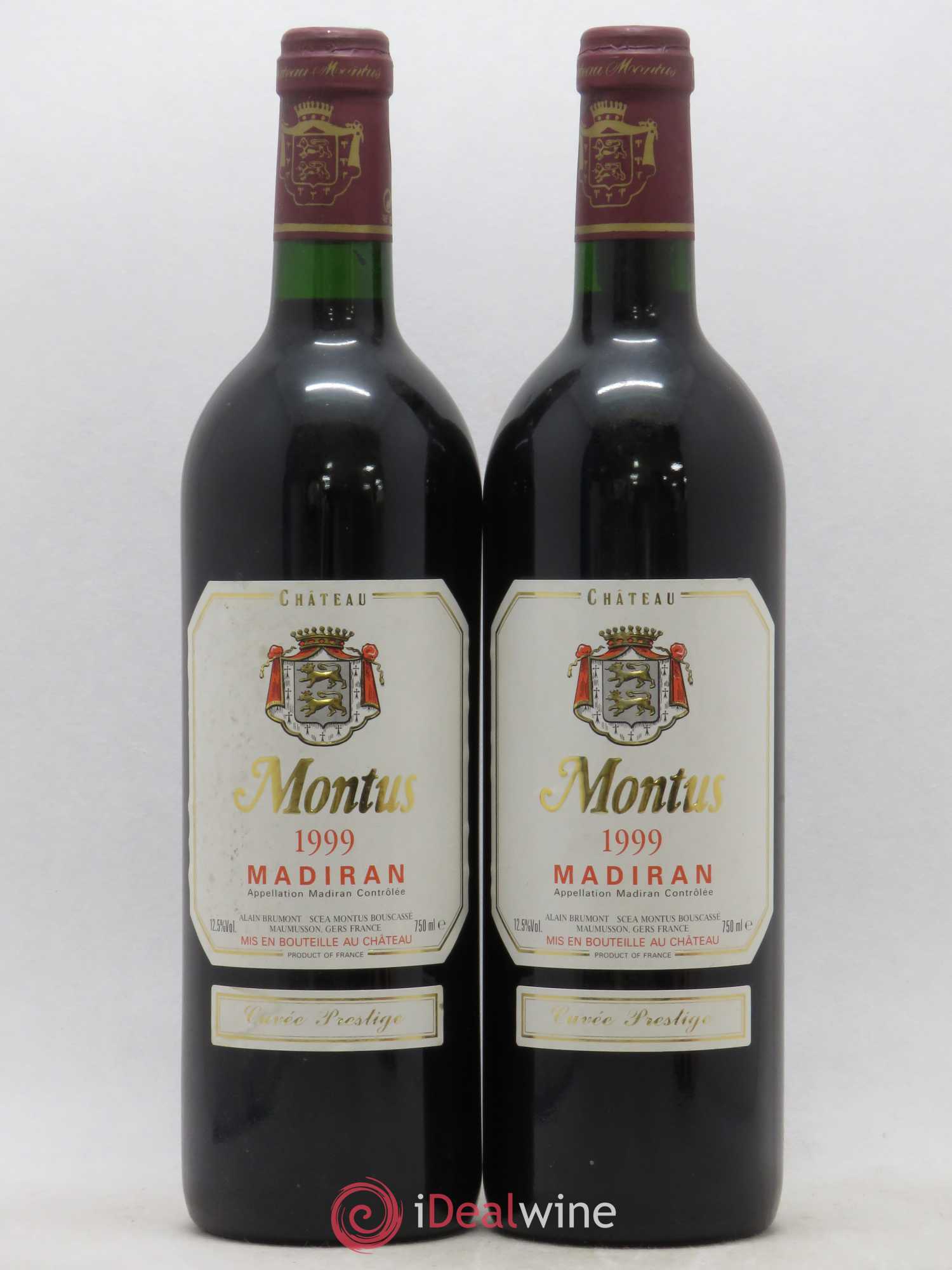 Madiran Château Montus-Prestige Alain Brumont 1999 - Lot de 2 bouteilles - 0