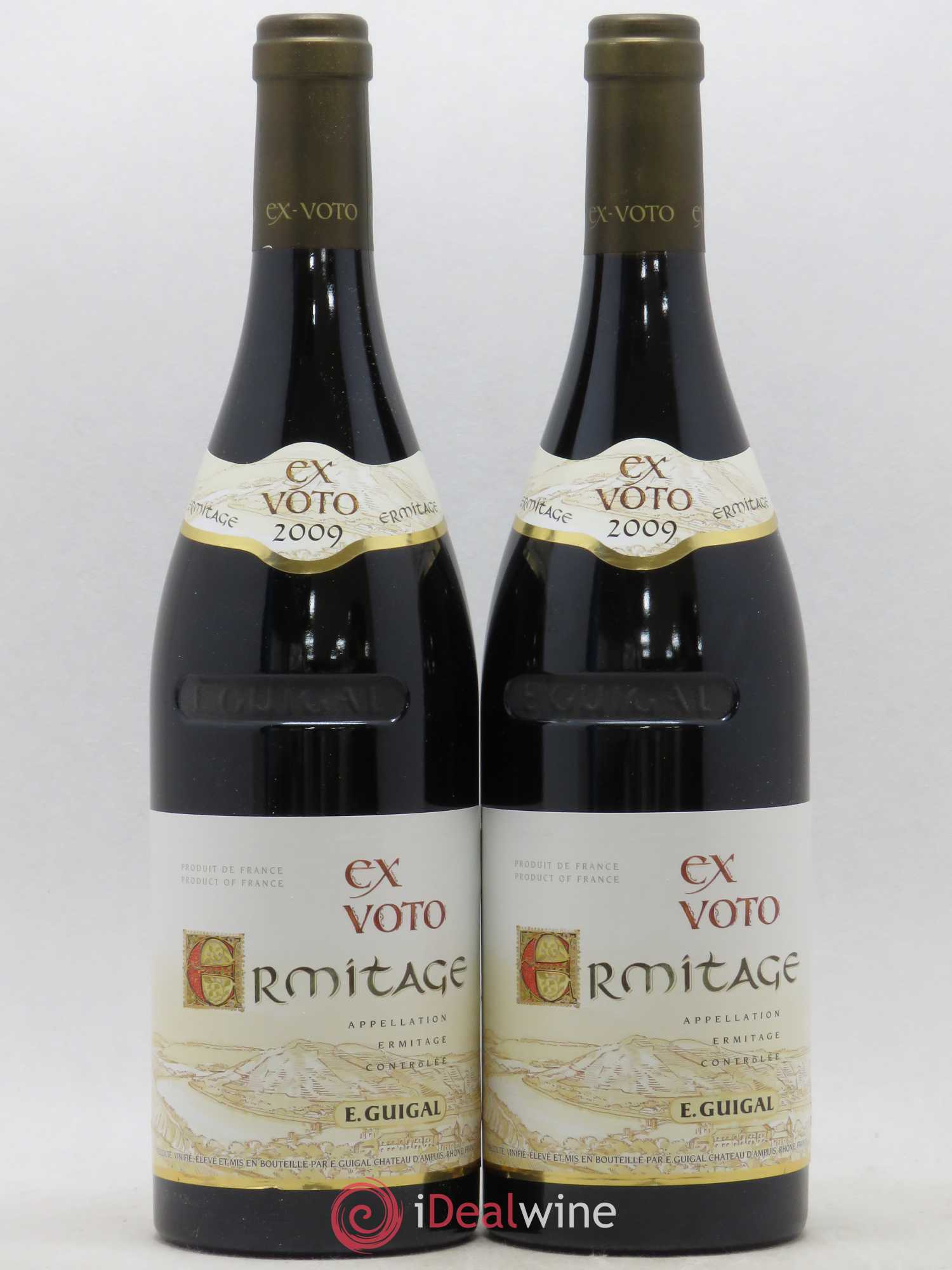 Ermitage Ex Voto Guigal 2009 - Lot de 2 bouteilles - 0