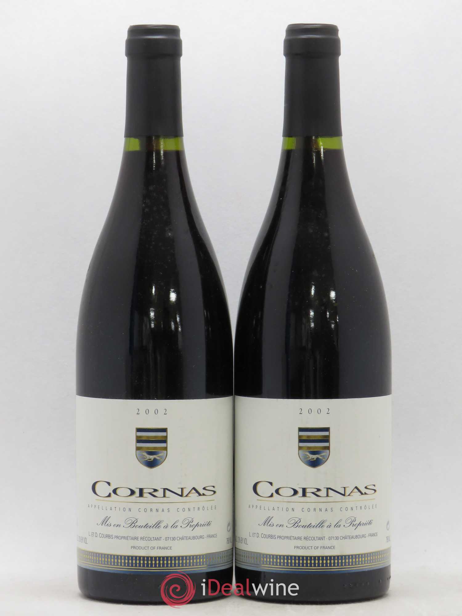 Cornas Domaine Courbis 2002 - Lot de 2 bouteilles - 0