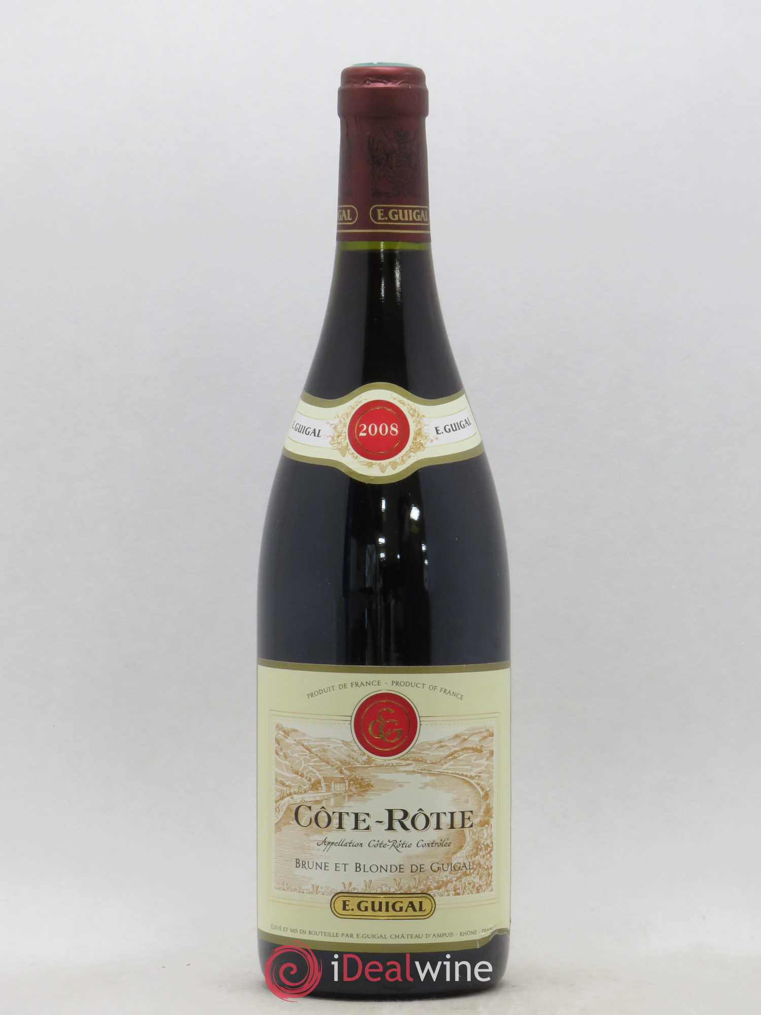 Côte-Rôtie Côtes Brune et Blonde Guigal 2008 - Lot de 1 bouteille - 0
