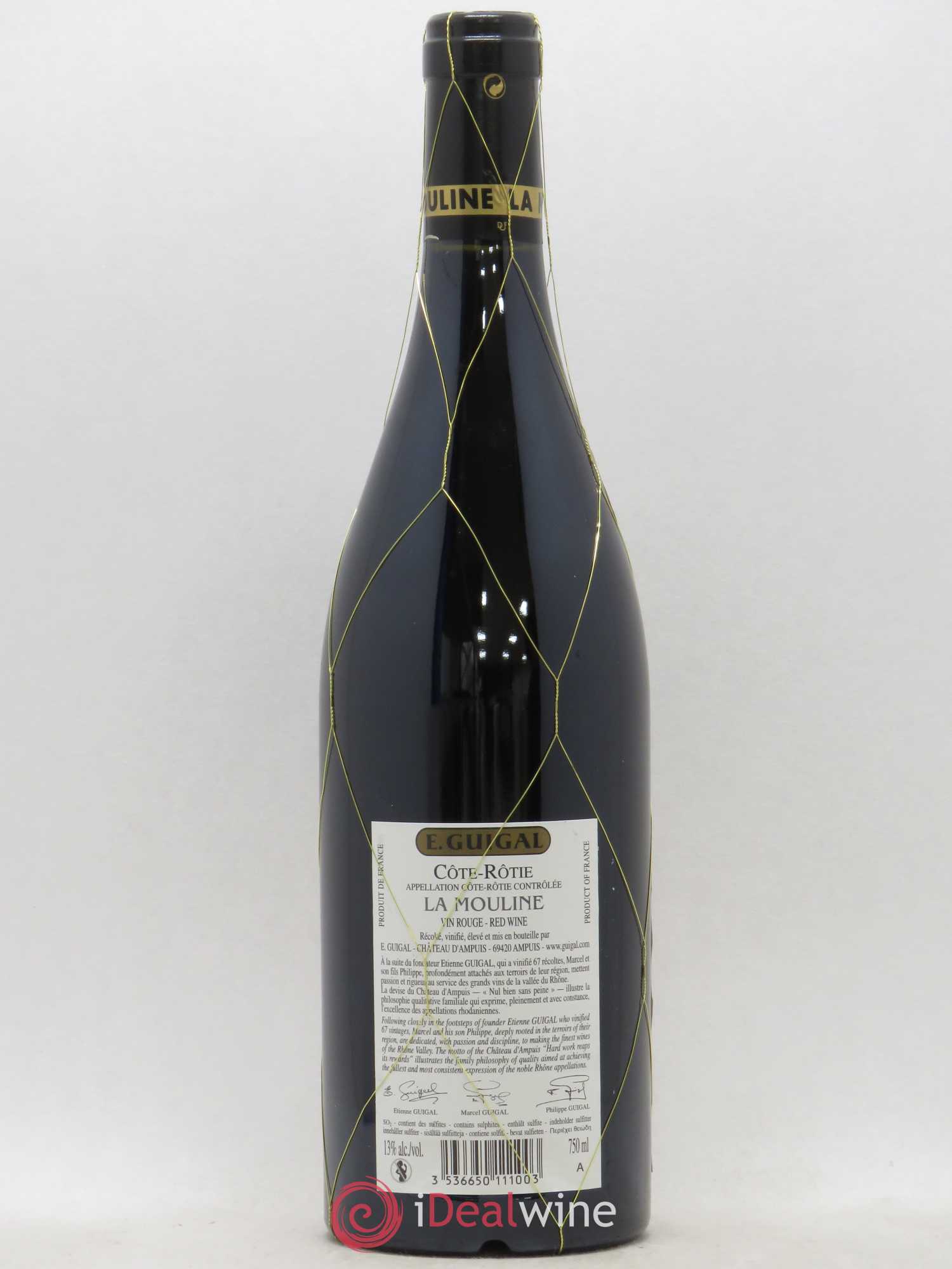 Côte-Rôtie La Mouline Guigal 2008 - Lot de 1 bouteille - 1
