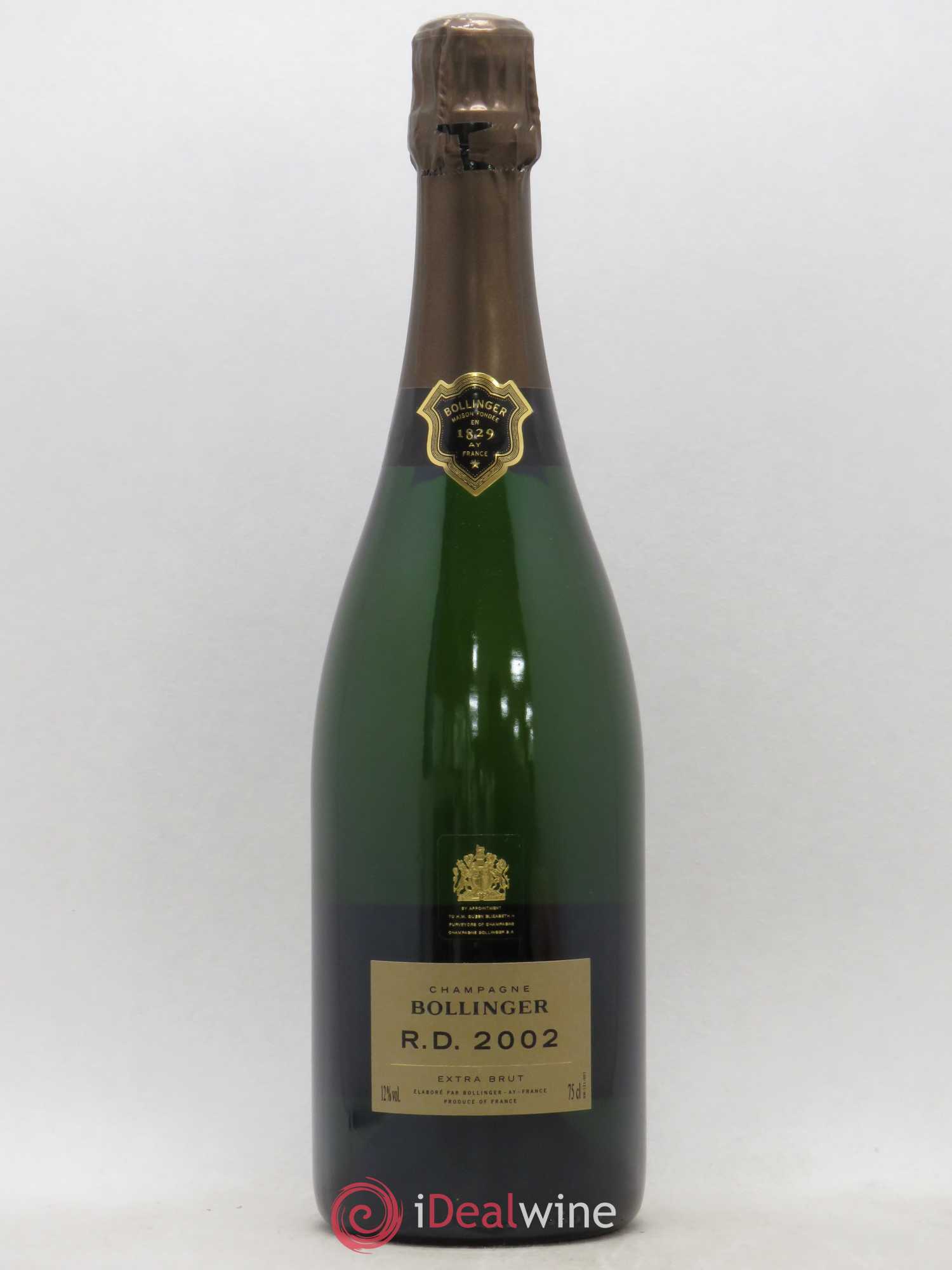 R.D. Extra-Brut Bollinger 2002 - Lot de 1 bouteille - 0