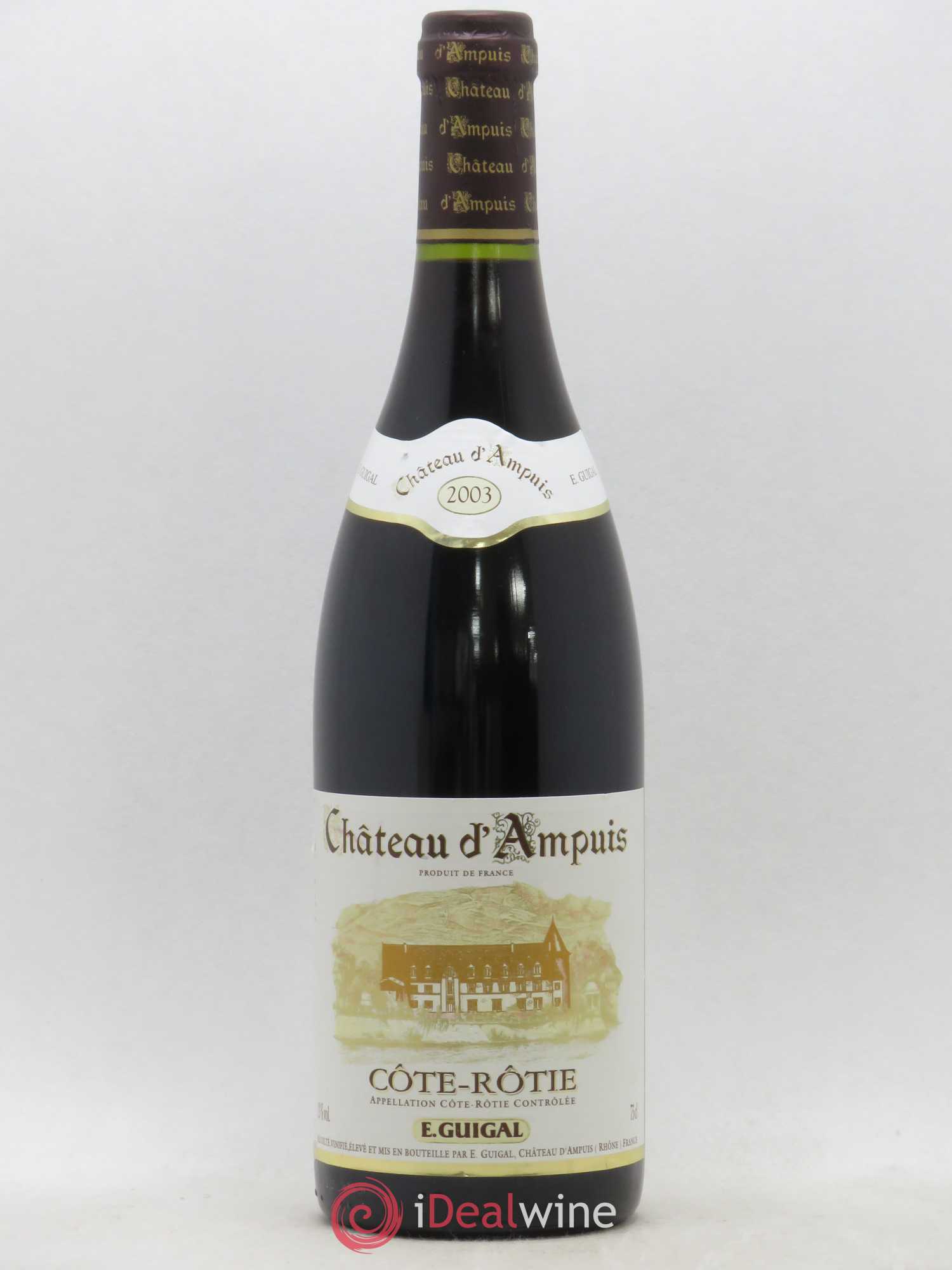 Côte-Rôtie Château d'Ampuis Guigal 2003 - Lot de 1 bouteille - 0