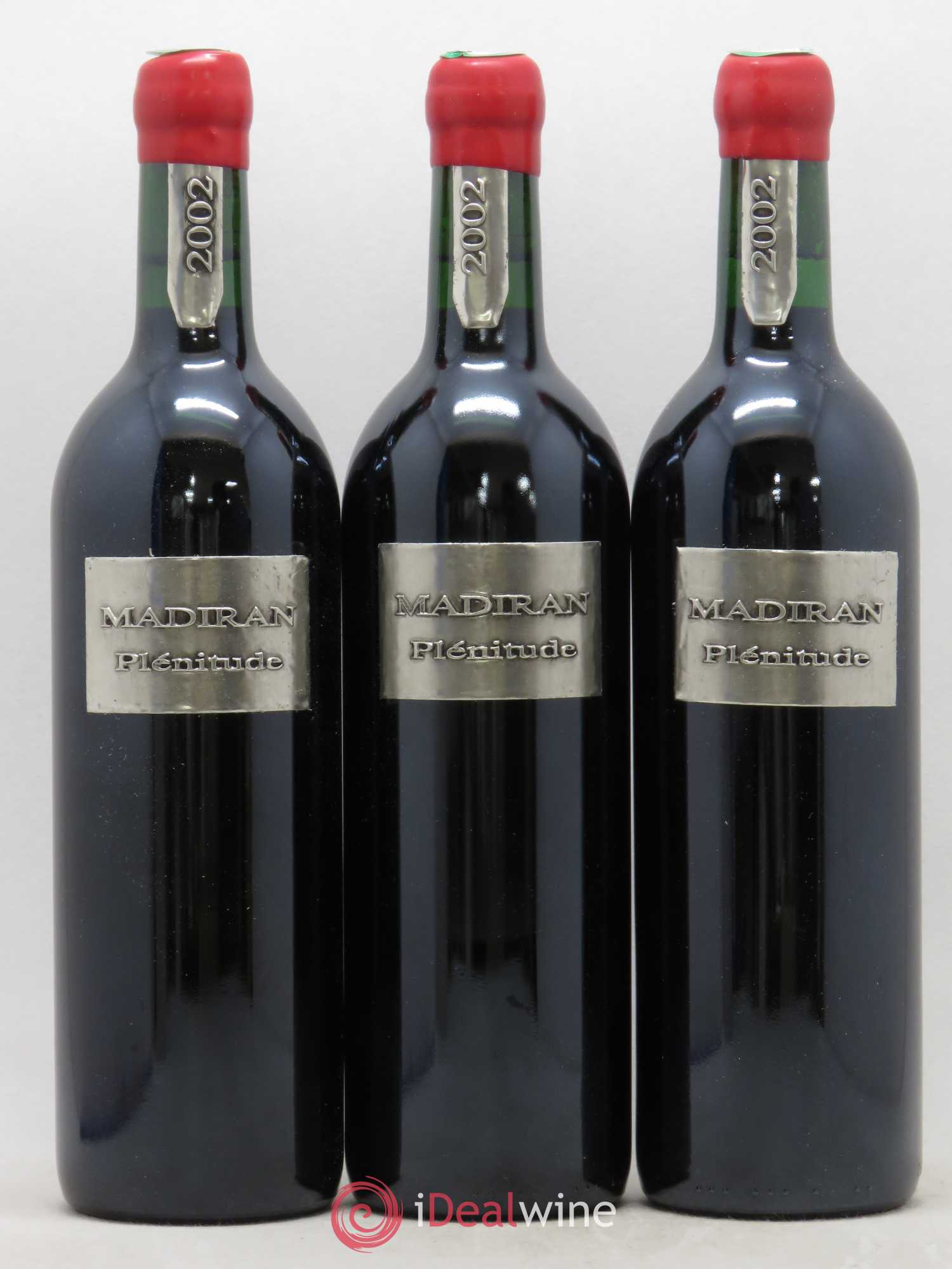 Madiran Plénitude Producteurs Plaimont (sans prix de réserve) 2002 - Posten von 3 Flaschen - 0