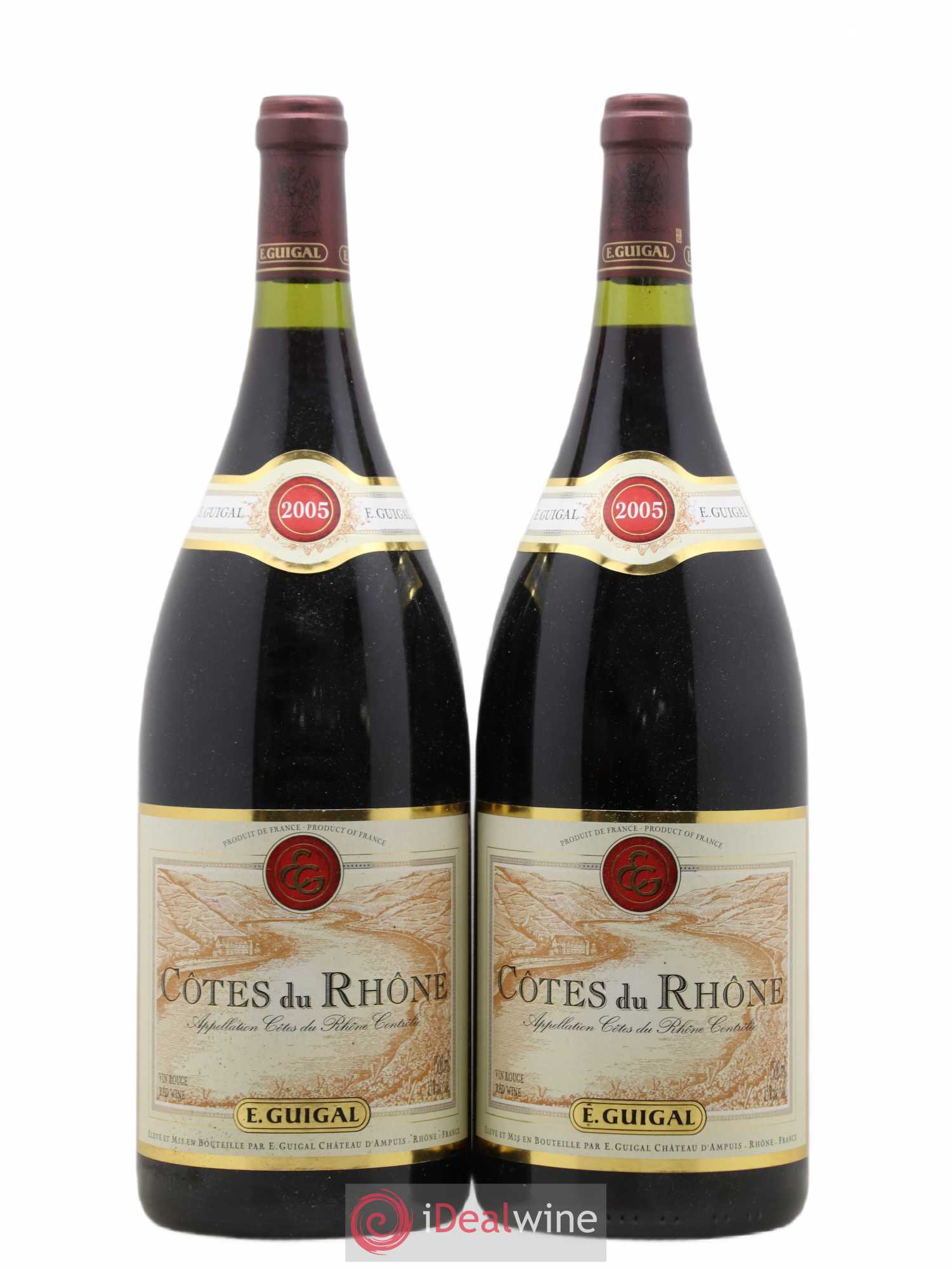 Côtes-du-Rhône Guigal 2005 - Lot de 2 magnums - 0