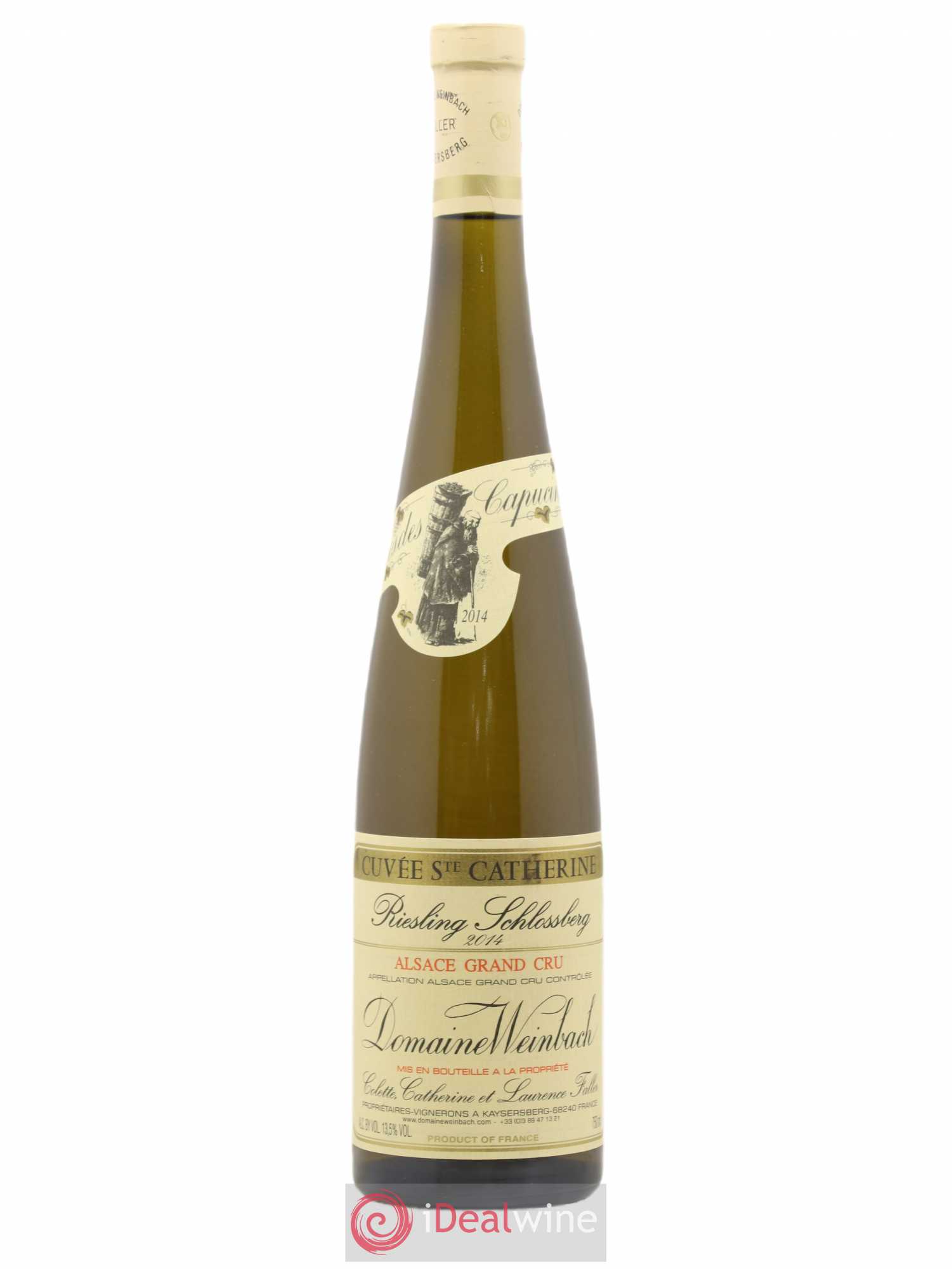 Alsace Grand Cru Riesling Schlossberg Cuvée Sainte Catherine Weinbach (Domaine) 2014 - Lot de 1 bouteille - 0