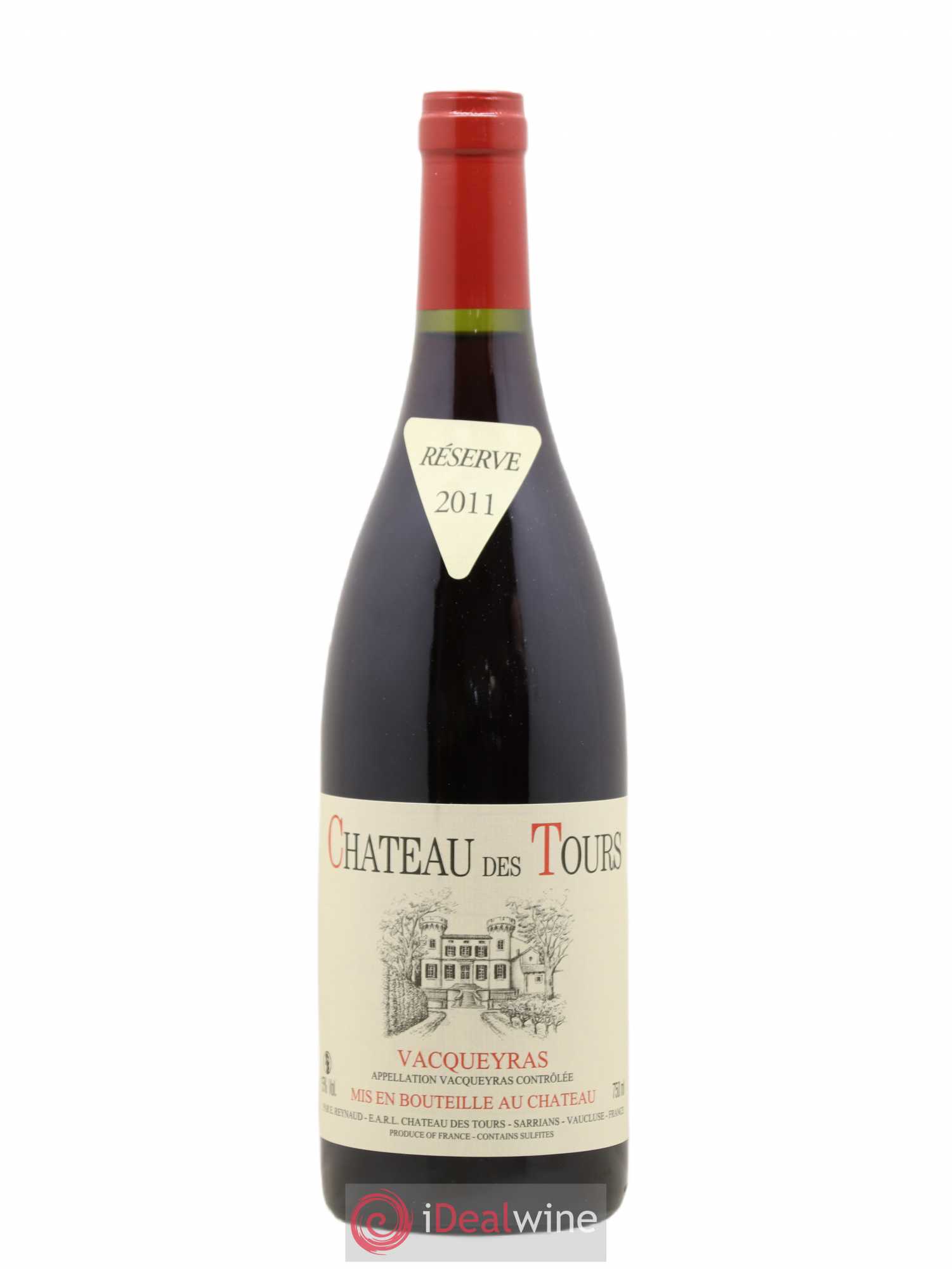 Vacqueyras Château des Tours Emmanuel Reynaud 2011 - Lot de 1 bouteille - 0